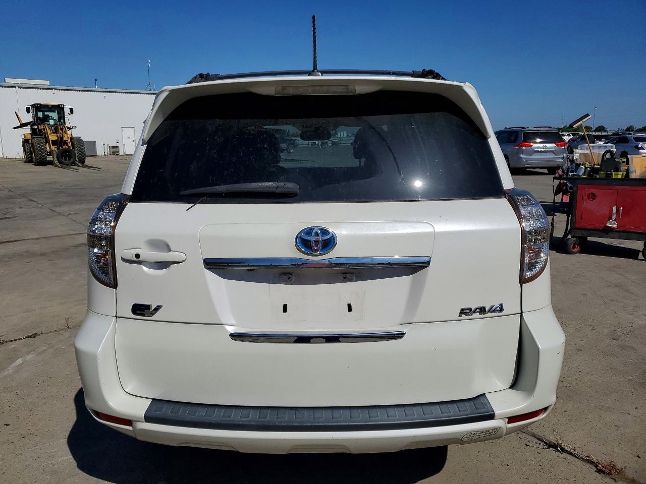 2012 Toyota Rav4 Ev Base White vin: 2T3YL4DV2CW001240