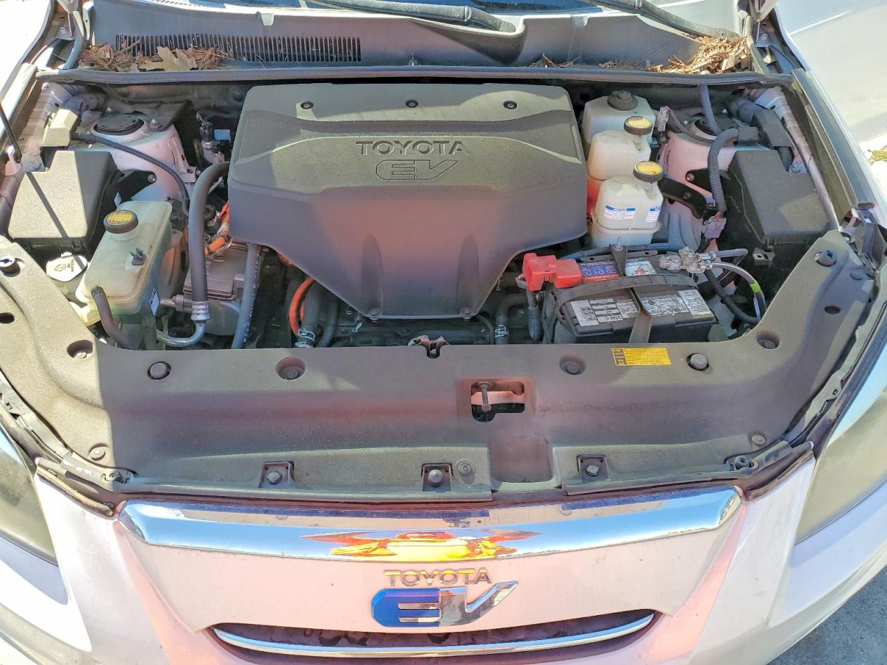 2012 Toyota Rav4 Ev Base White vin: 2T3YL4DV2CW001240