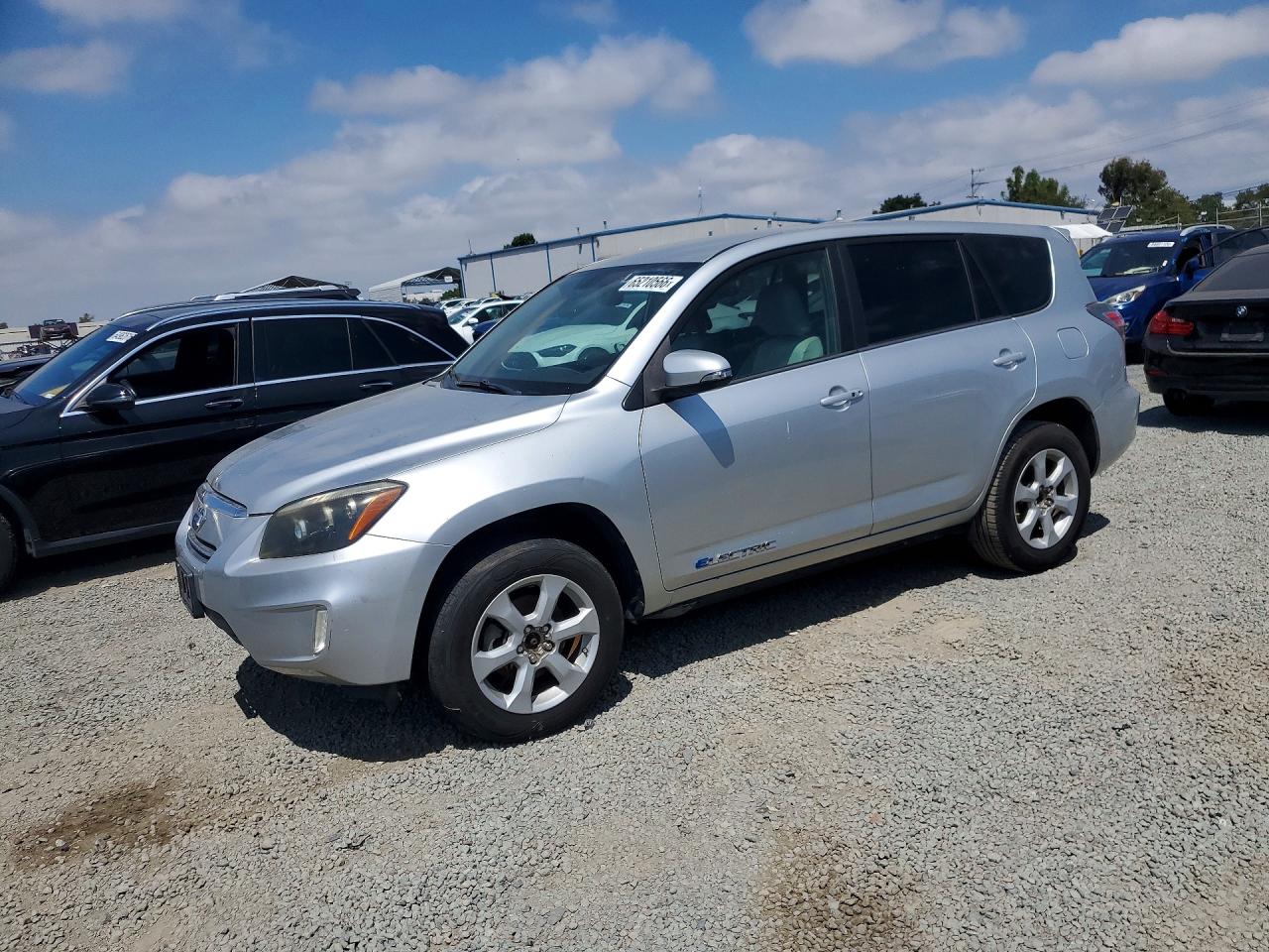 2012 Toyota Rav4 Ev Base Silver vin: 2T3YL4DV4CW001322