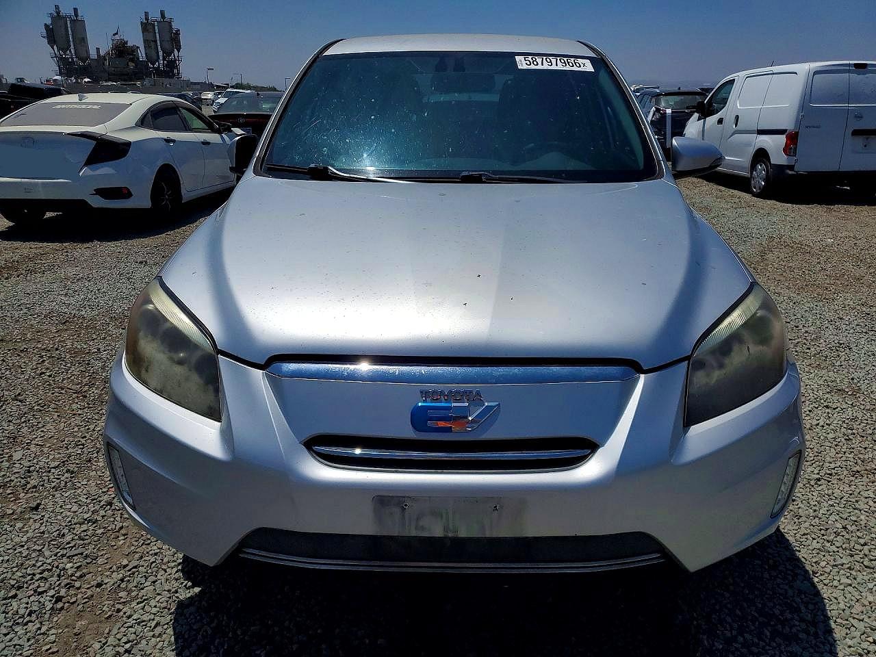 2014 Toyota Rav4 Ev Base Silver vin: 2T3YL4DV4EW002702