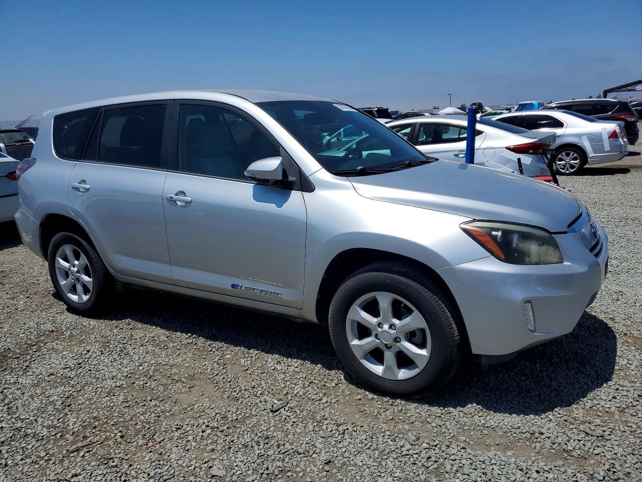 2014 Toyota Rav4 Ev Base Silver vin: 2T3YL4DV4EW002702