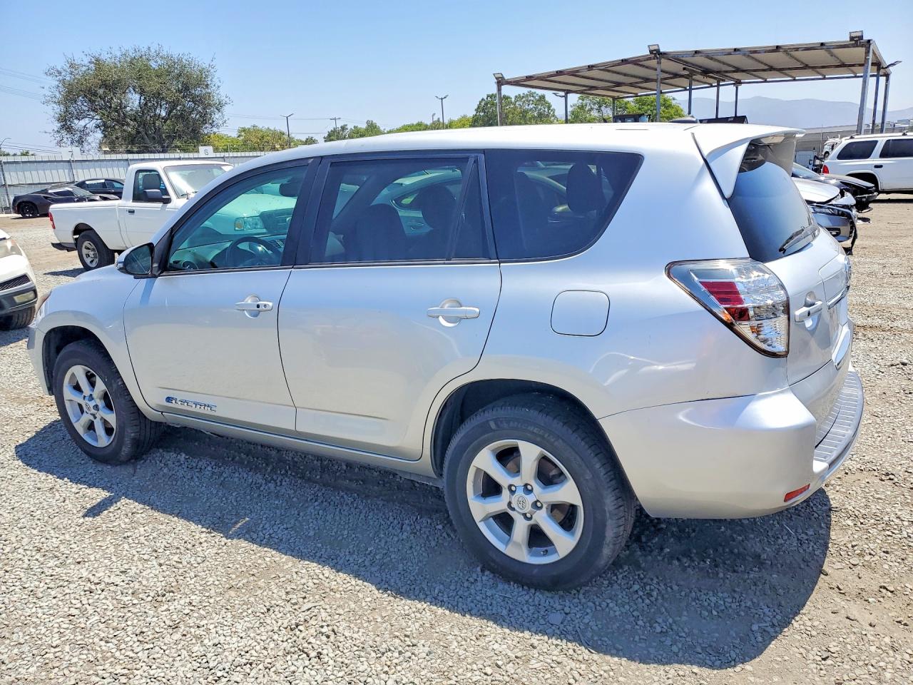 2014 Toyota Rav4 Ev Base Silver vin: 2T3YL4DV4EW002702