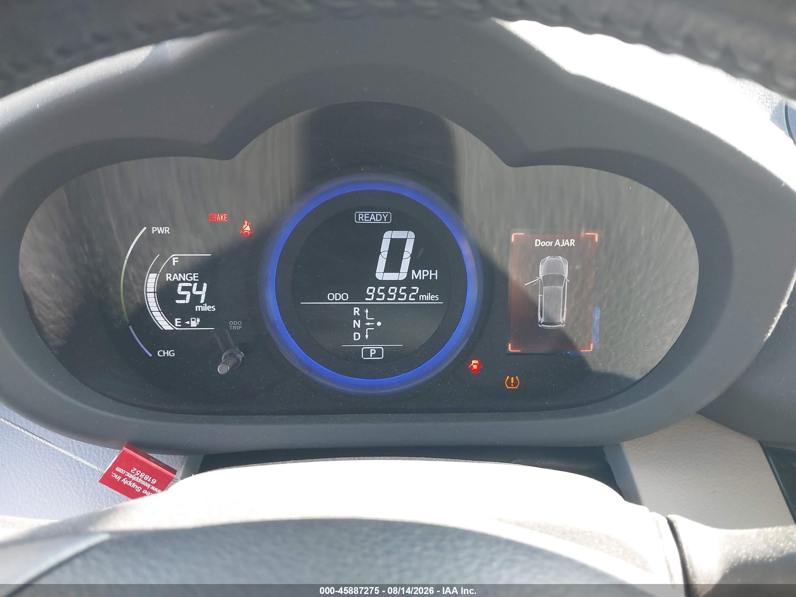 2013 Toyota Rav4 Ev   Silver vin: 2T3YL4DV5DW001623