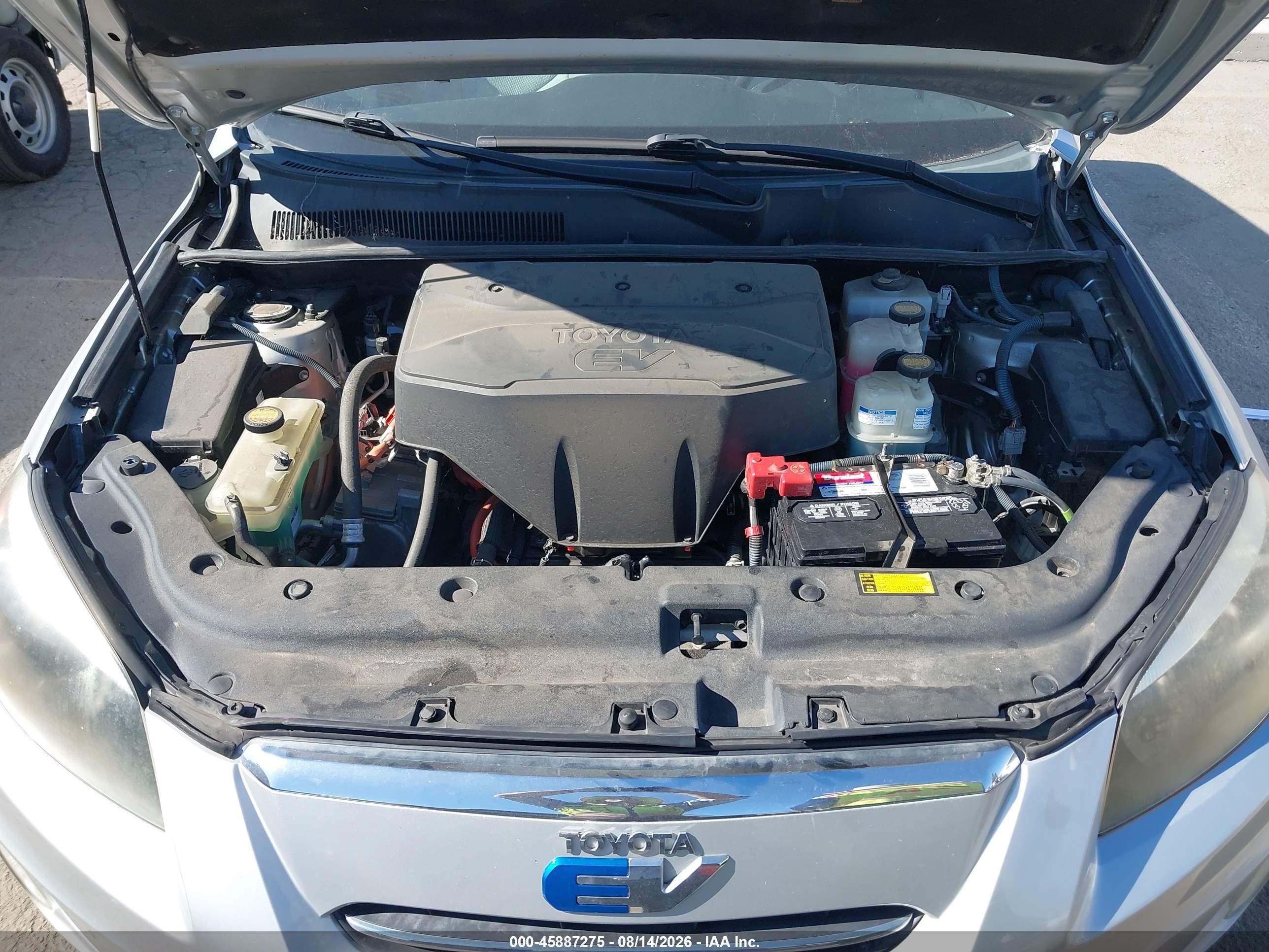 2013 Toyota Rav4 Ev   Silver vin: 2T3YL4DV5DW001623