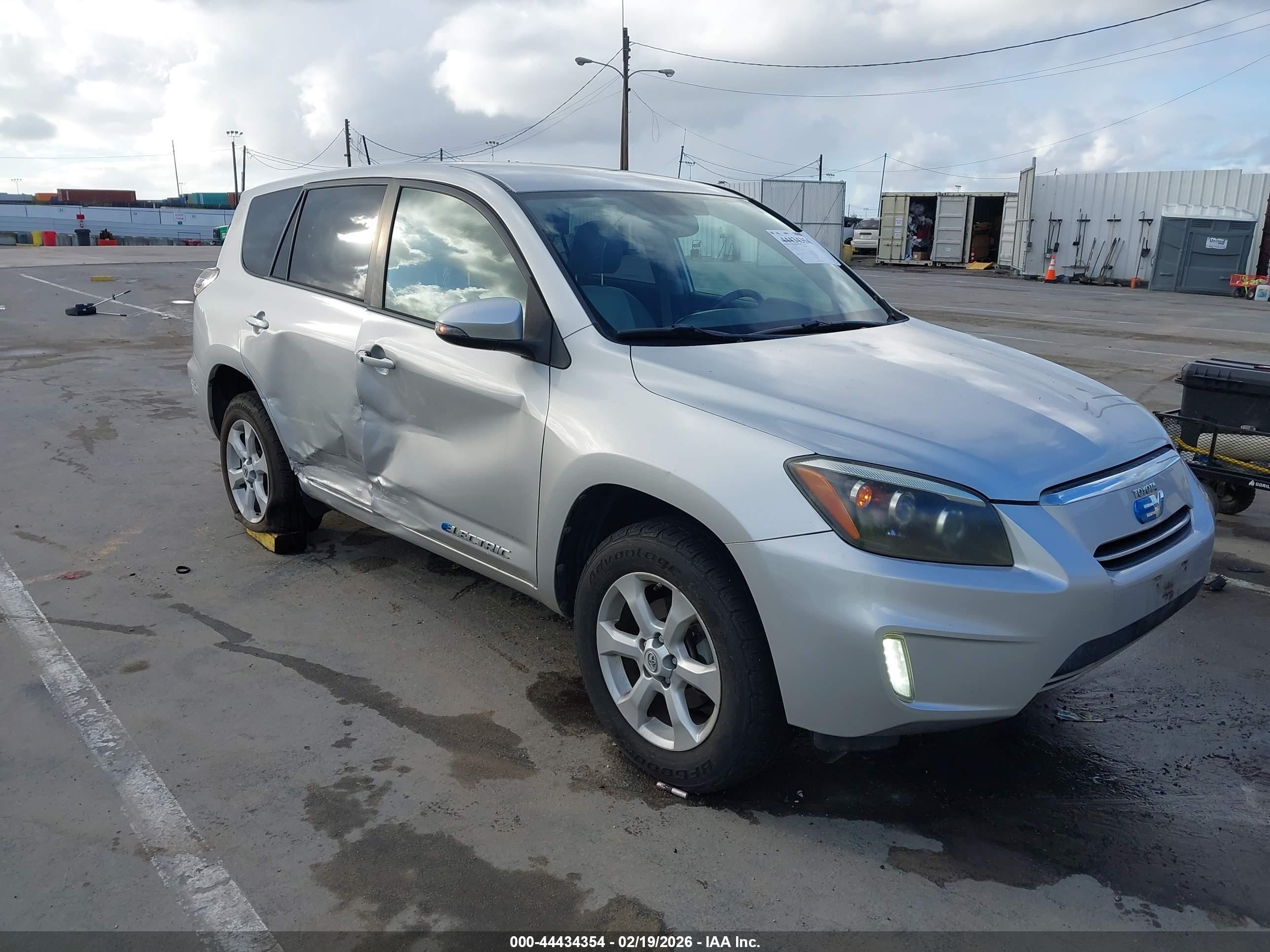 2013 Toyota Rav4 Ev   Silver vin: 2T3YL4DV5DW001699