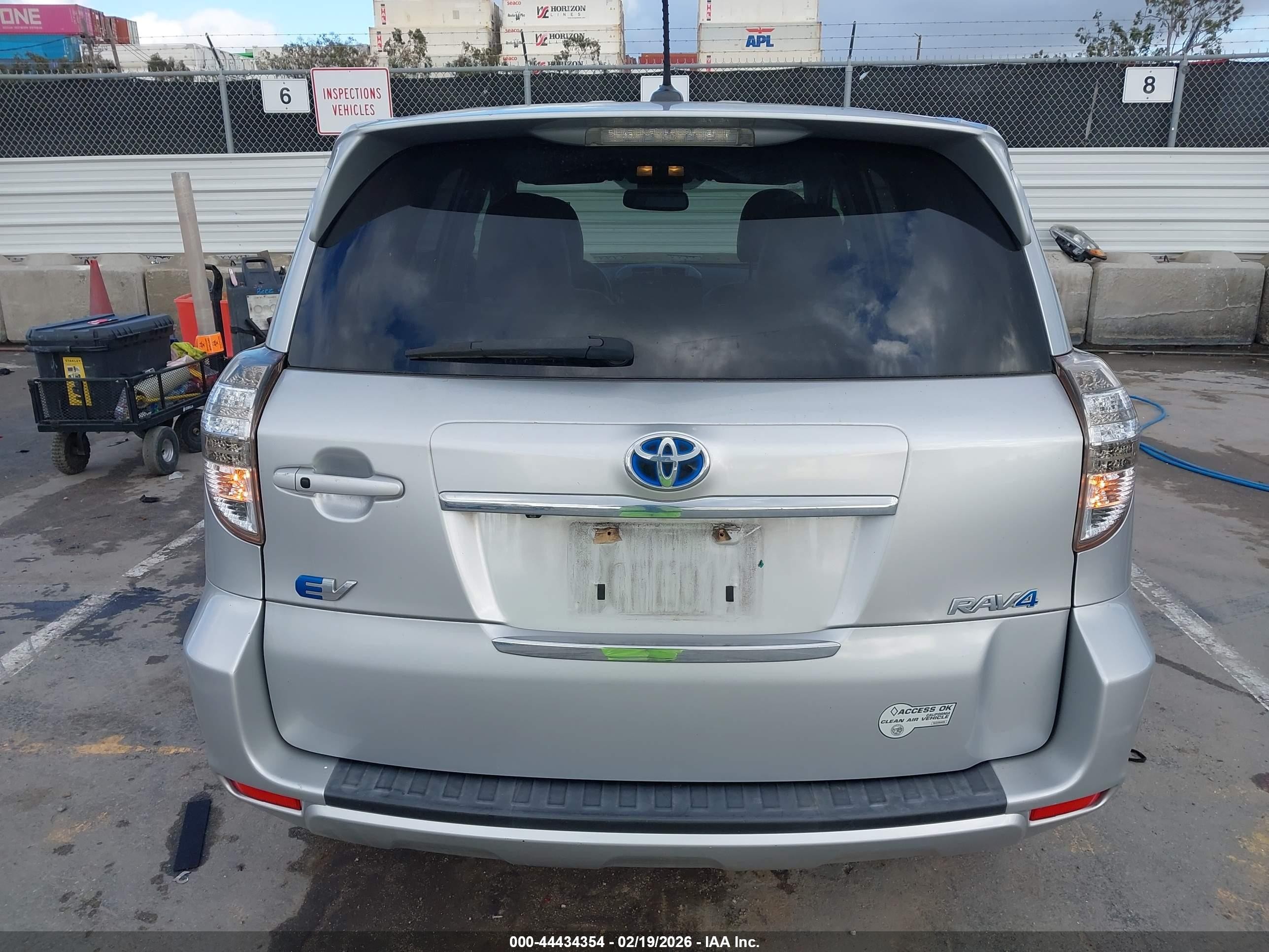 2013 Toyota Rav4 Ev   Silver vin: 2T3YL4DV5DW001699