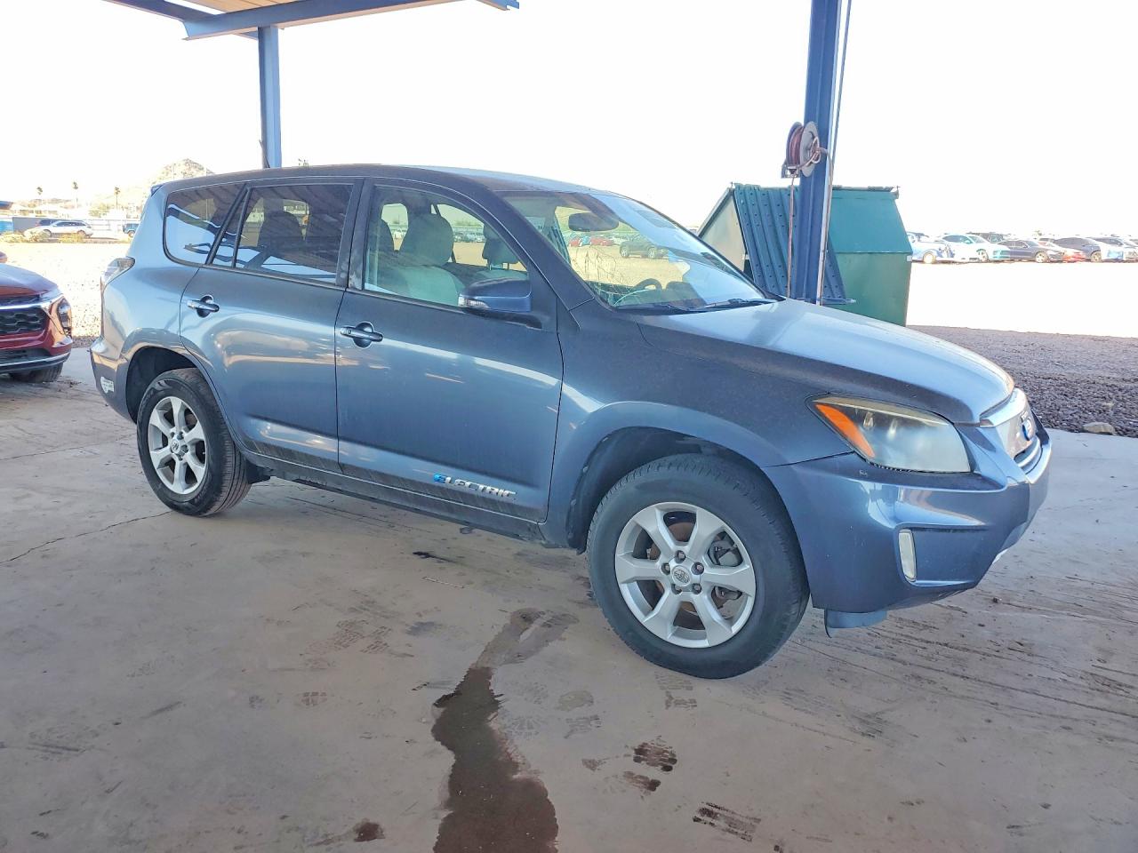 2014 Toyota Rav4 Ev Base Blue vin: 2T3YL4DV5EW002398