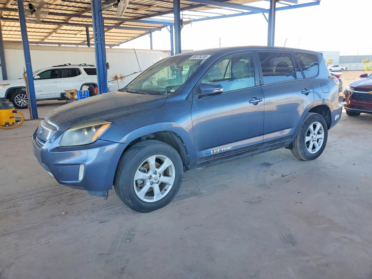 2014 Toyota Rav4 Ev Base Blue vin: 2T3YL4DV5EW002398
