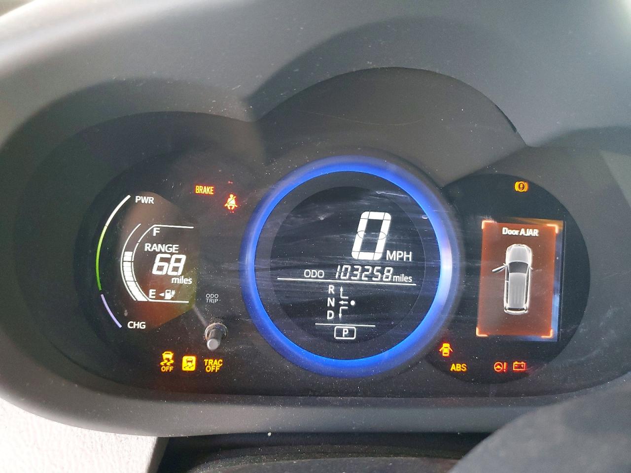 2014 Toyota Rav4 Ev Base Blue vin: 2T3YL4DV5EW002398