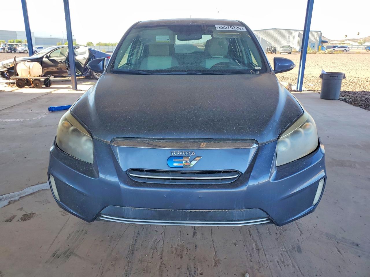 2014 Toyota Rav4 Ev Base Blue vin: 2T3YL4DV5EW002398
