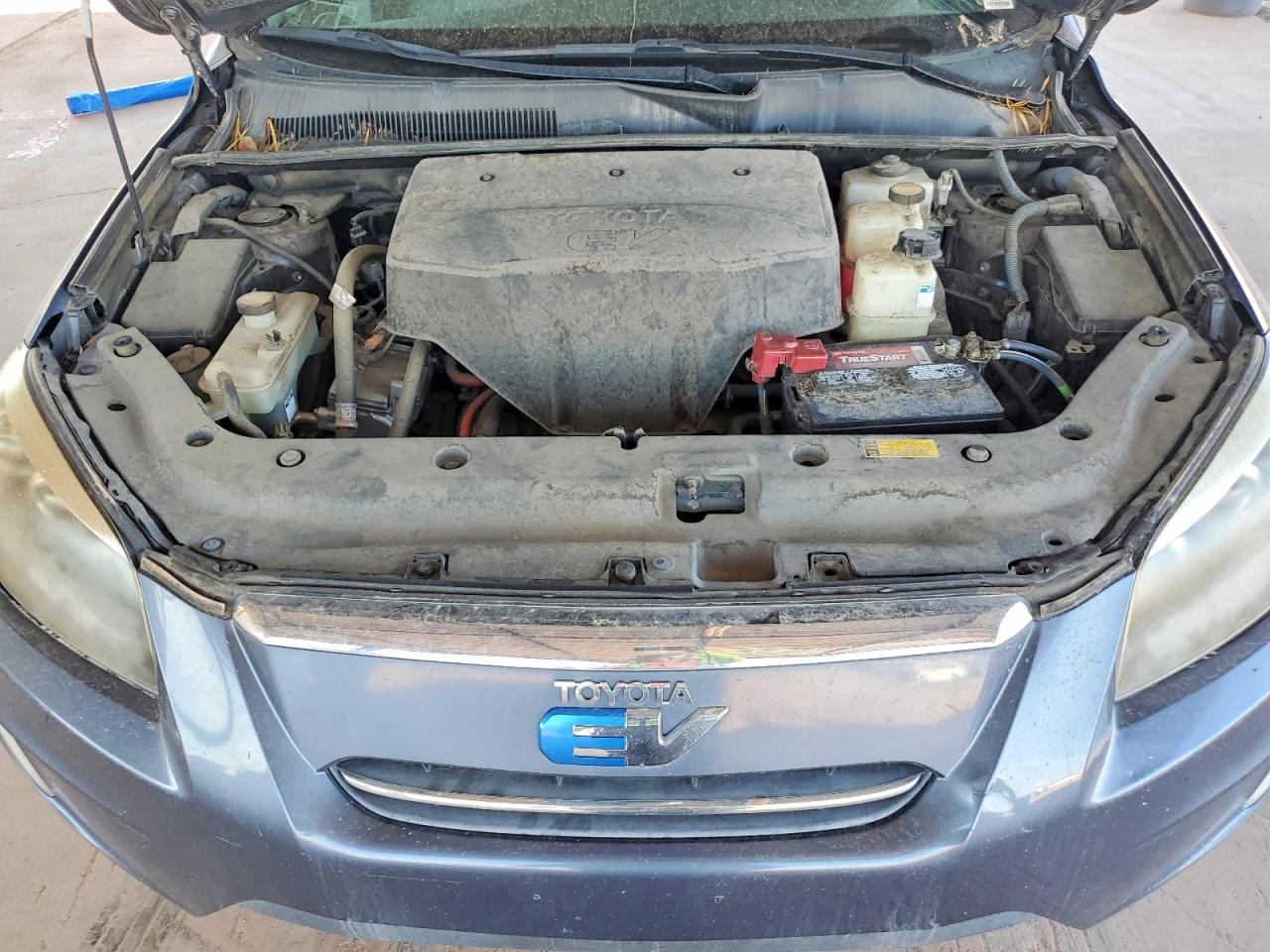 2014 Toyota Rav4 Ev Base Blue vin: 2T3YL4DV5EW002398