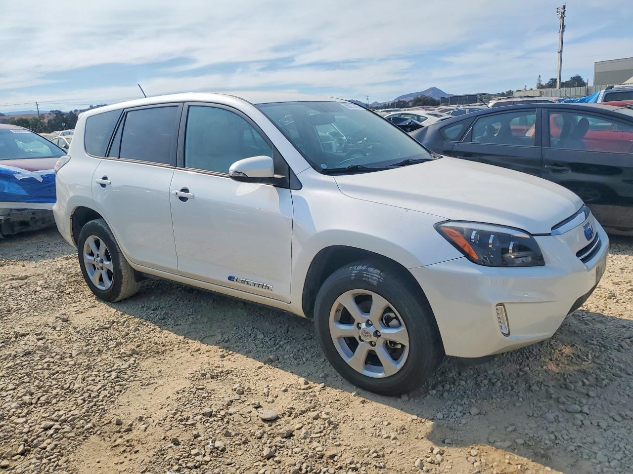2012 Toyota Rav4 Ev Base Белый vin: 2T3YL4DV6CW001242