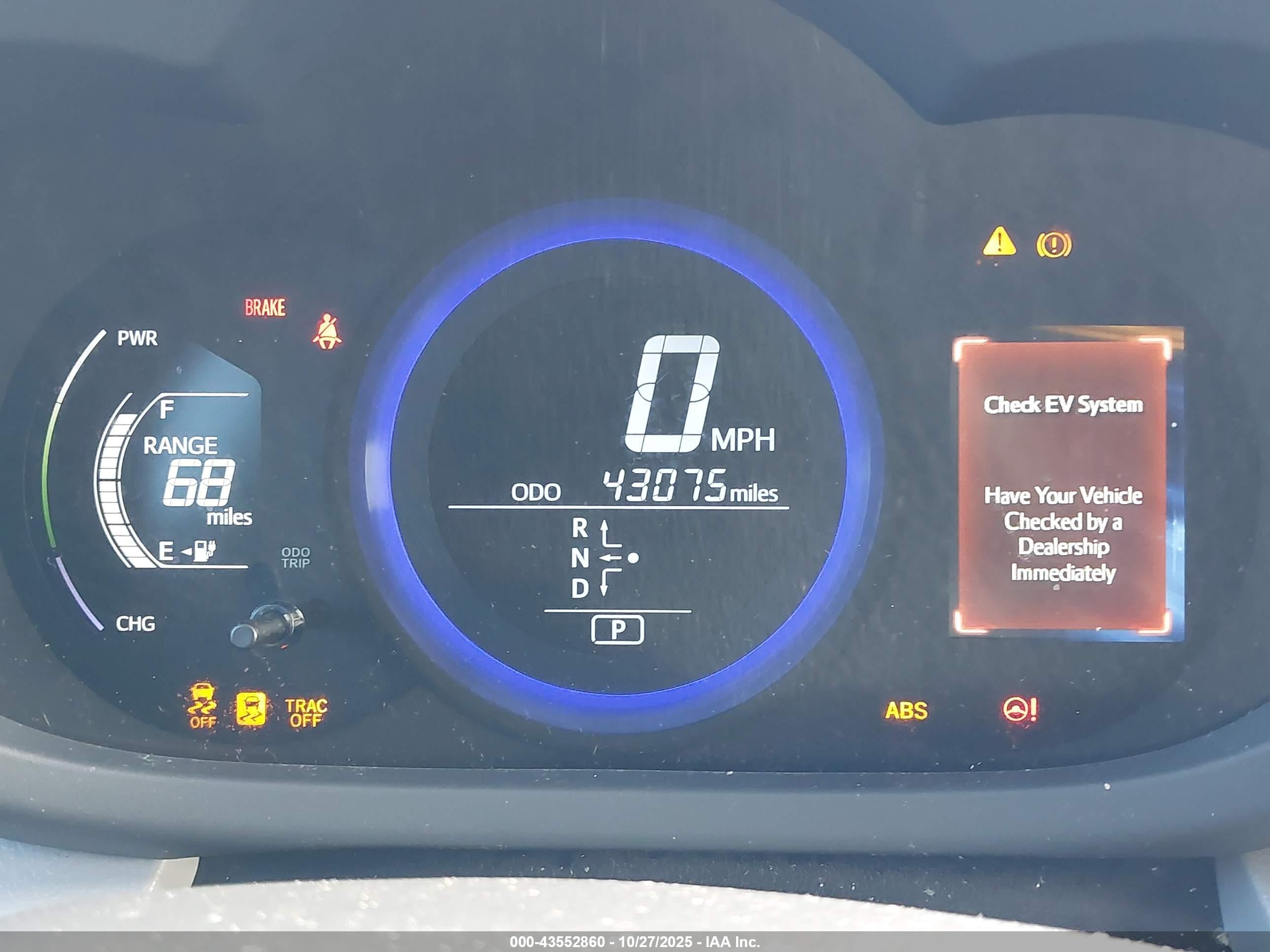 2012 Toyota Rav4 Ev   White vin: 2T3YL4DV6CW001385