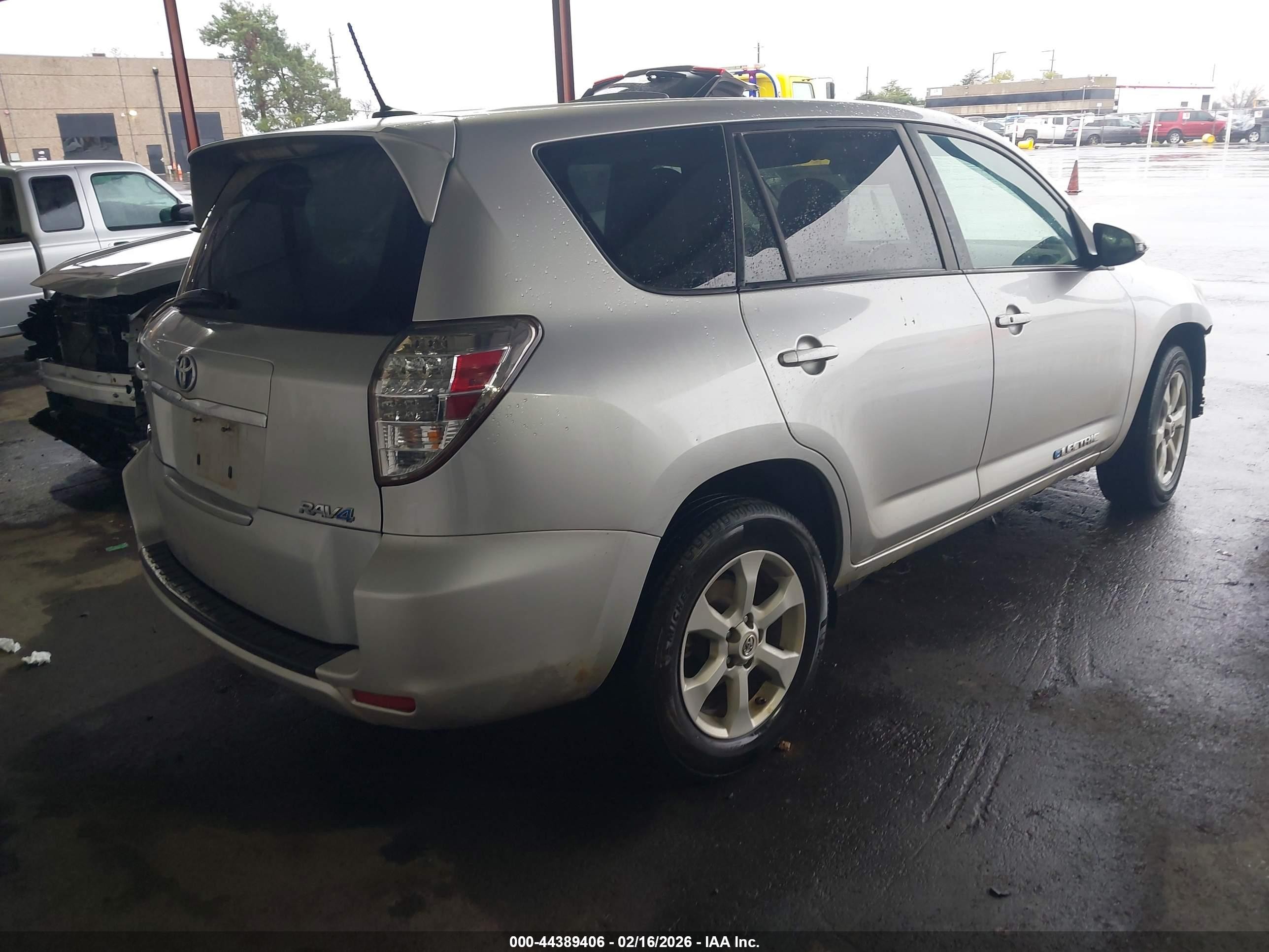 2012 Toyota Rav4 Ev   Silver vin: 2T3YL4DV6CW001421