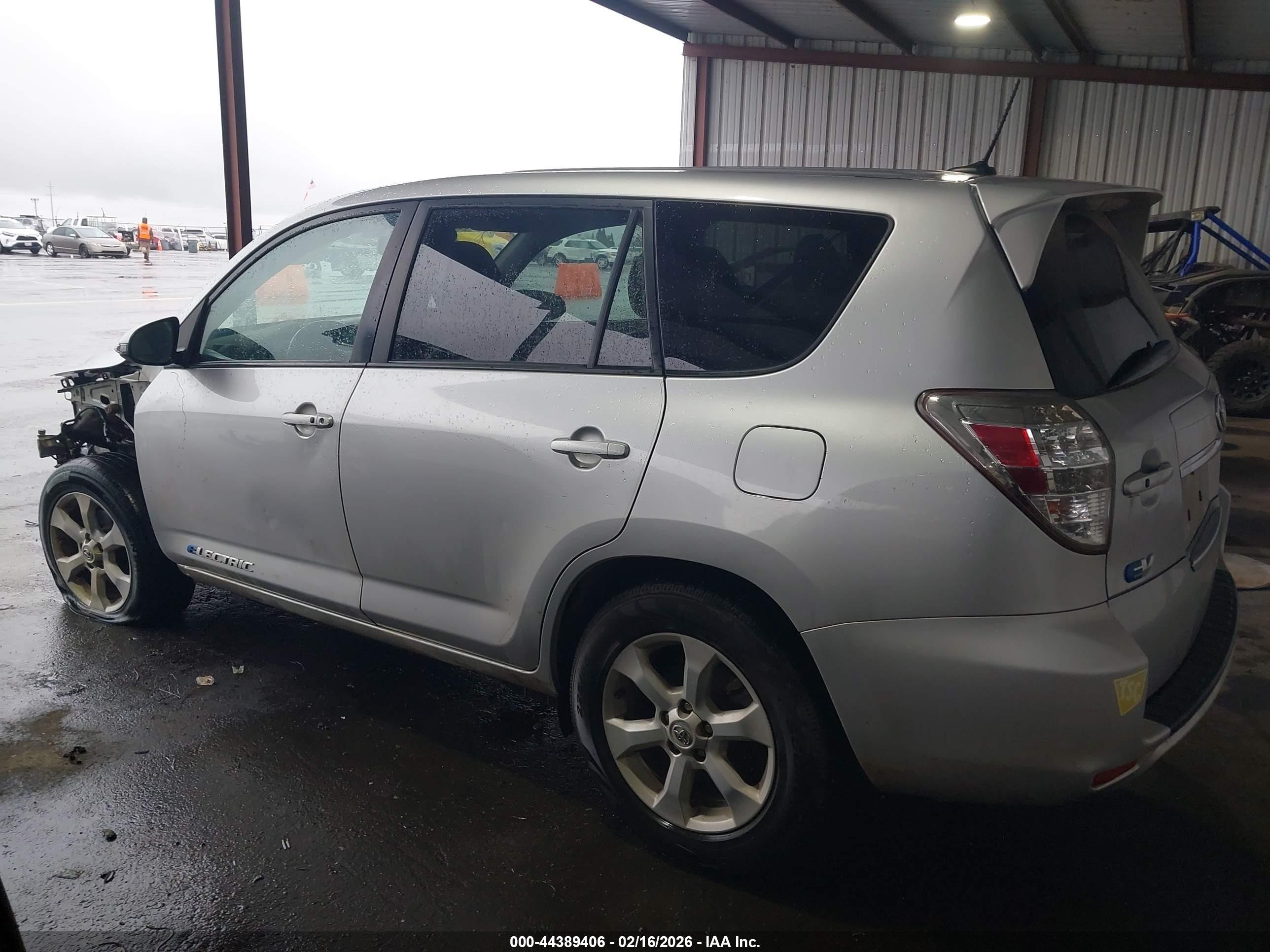 2012 Toyota Rav4 Ev   Silver vin: 2T3YL4DV6CW001421