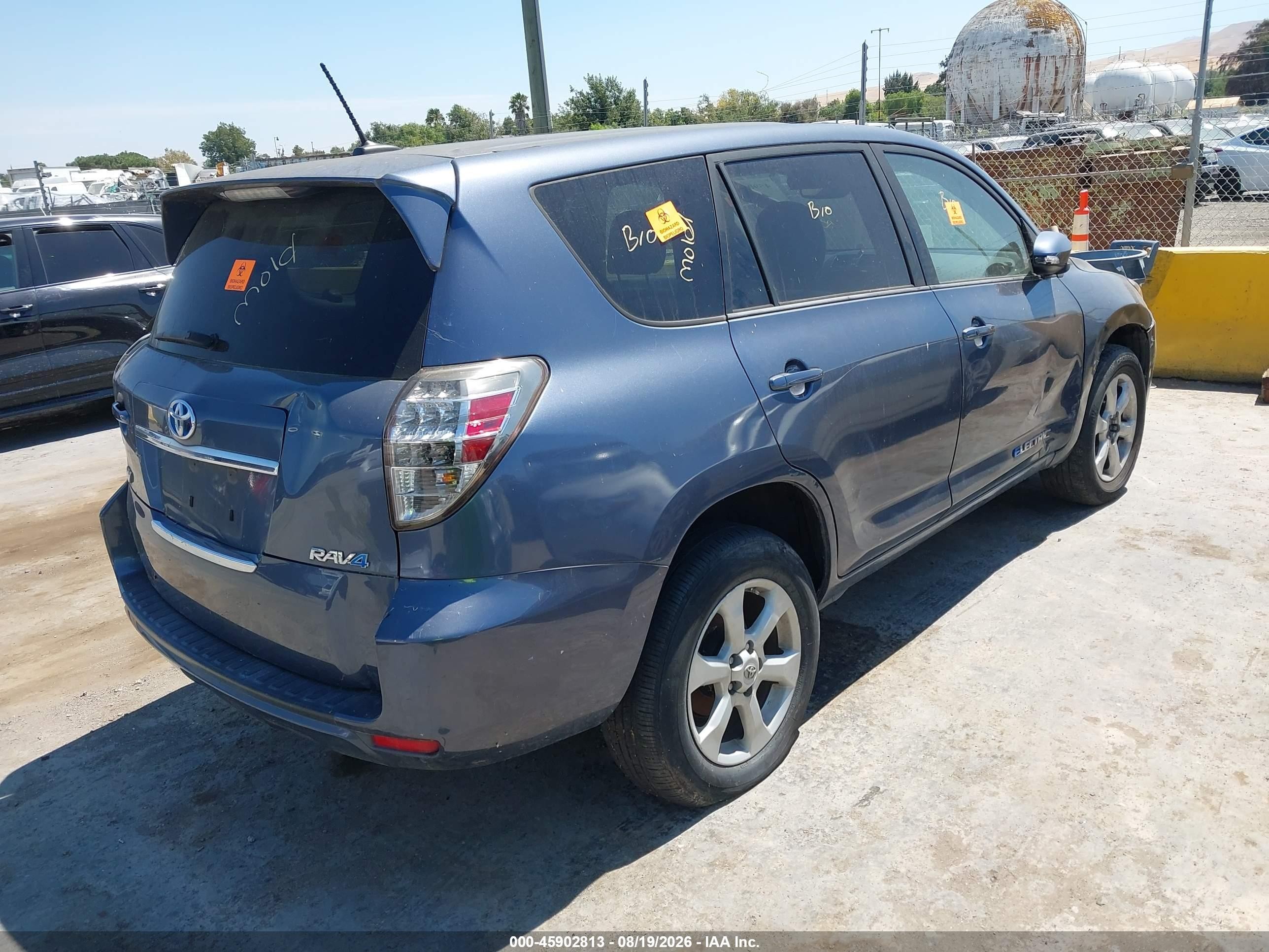 2013 Toyota Rav4 Ev   Blue vin: 2T3YL4DV7DW001672