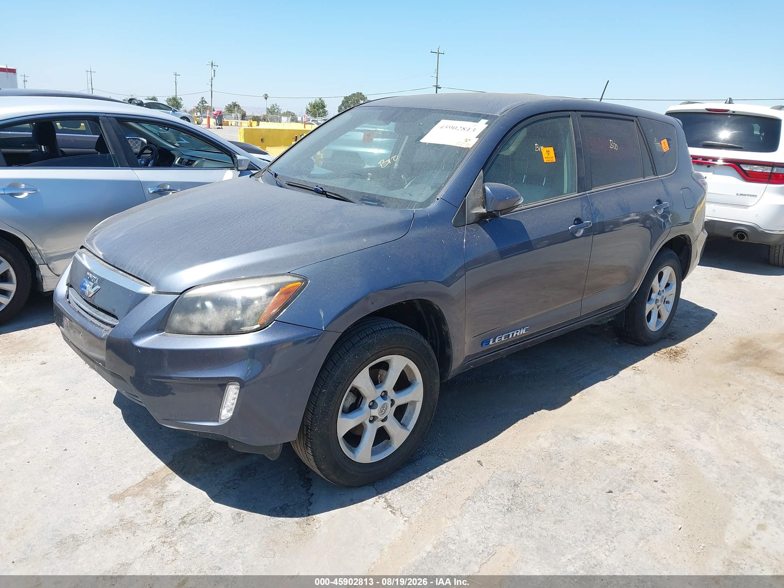 2013 Toyota Rav4 Ev   Blue vin: 2T3YL4DV7DW001672