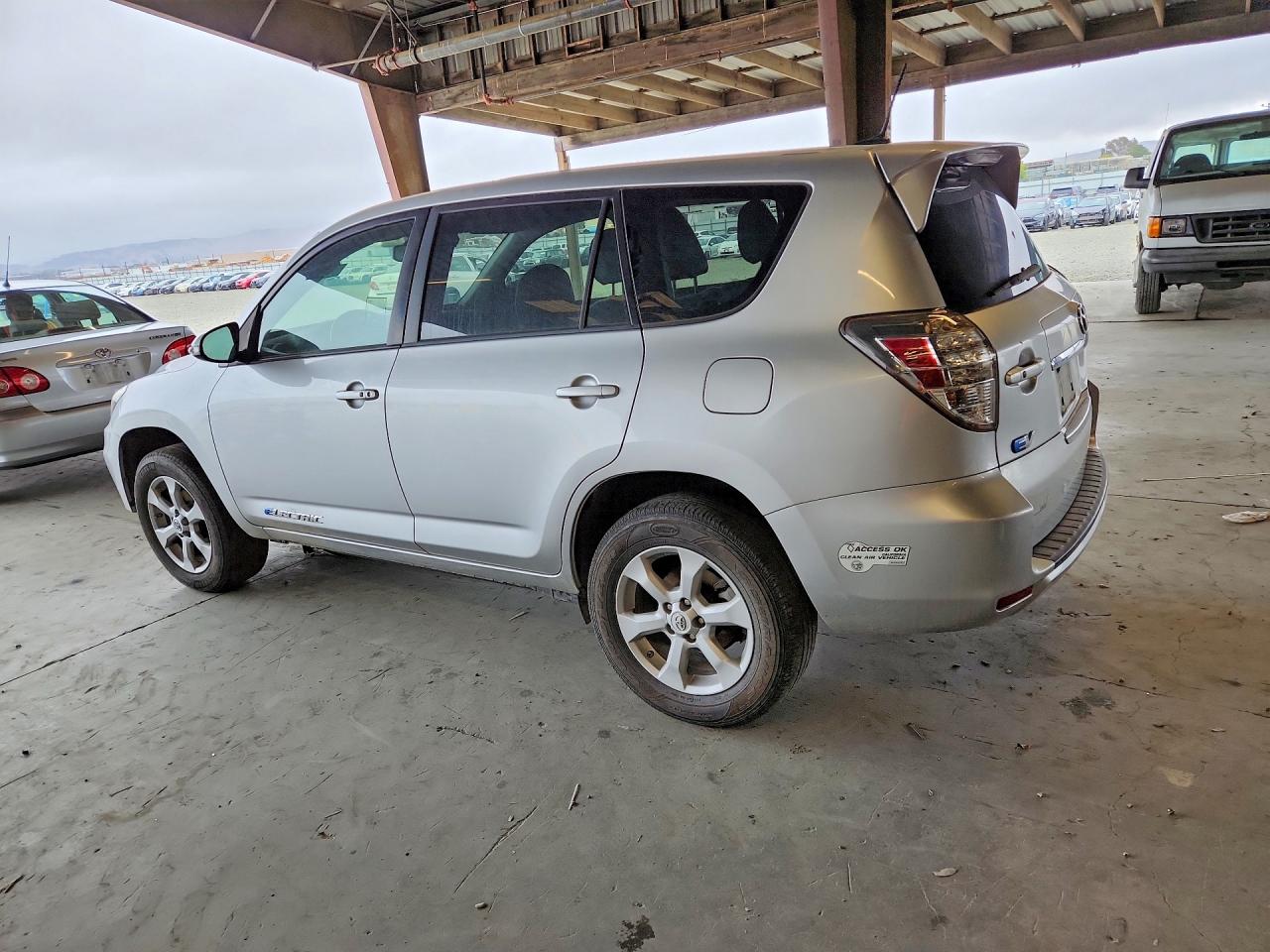 2014 Toyota Rav4 Ev Base Silver vin: 2T3YL4DV8EW003478