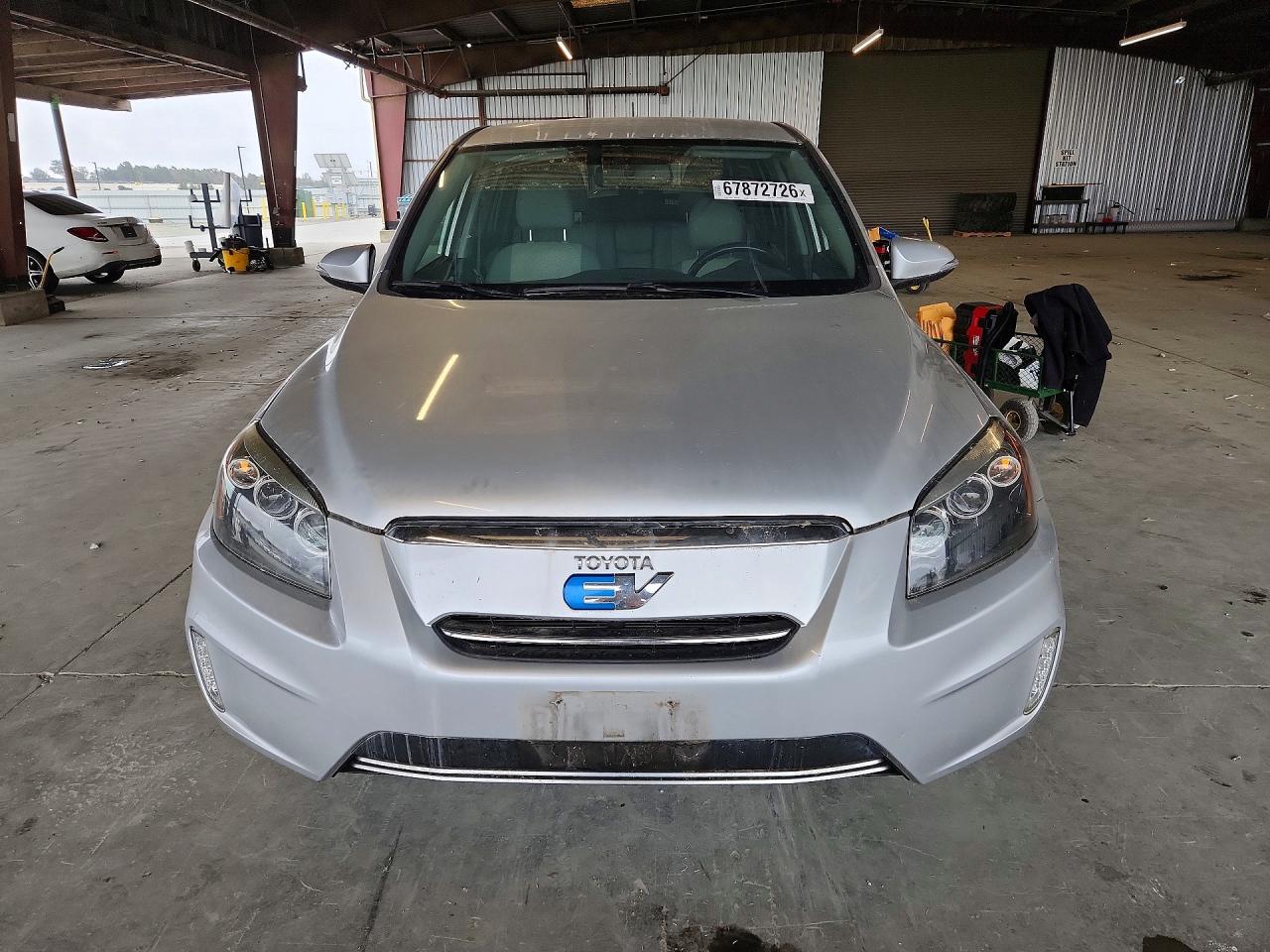 2014 Toyota Rav4 Ev Base Silver vin: 2T3YL4DV8EW003478
