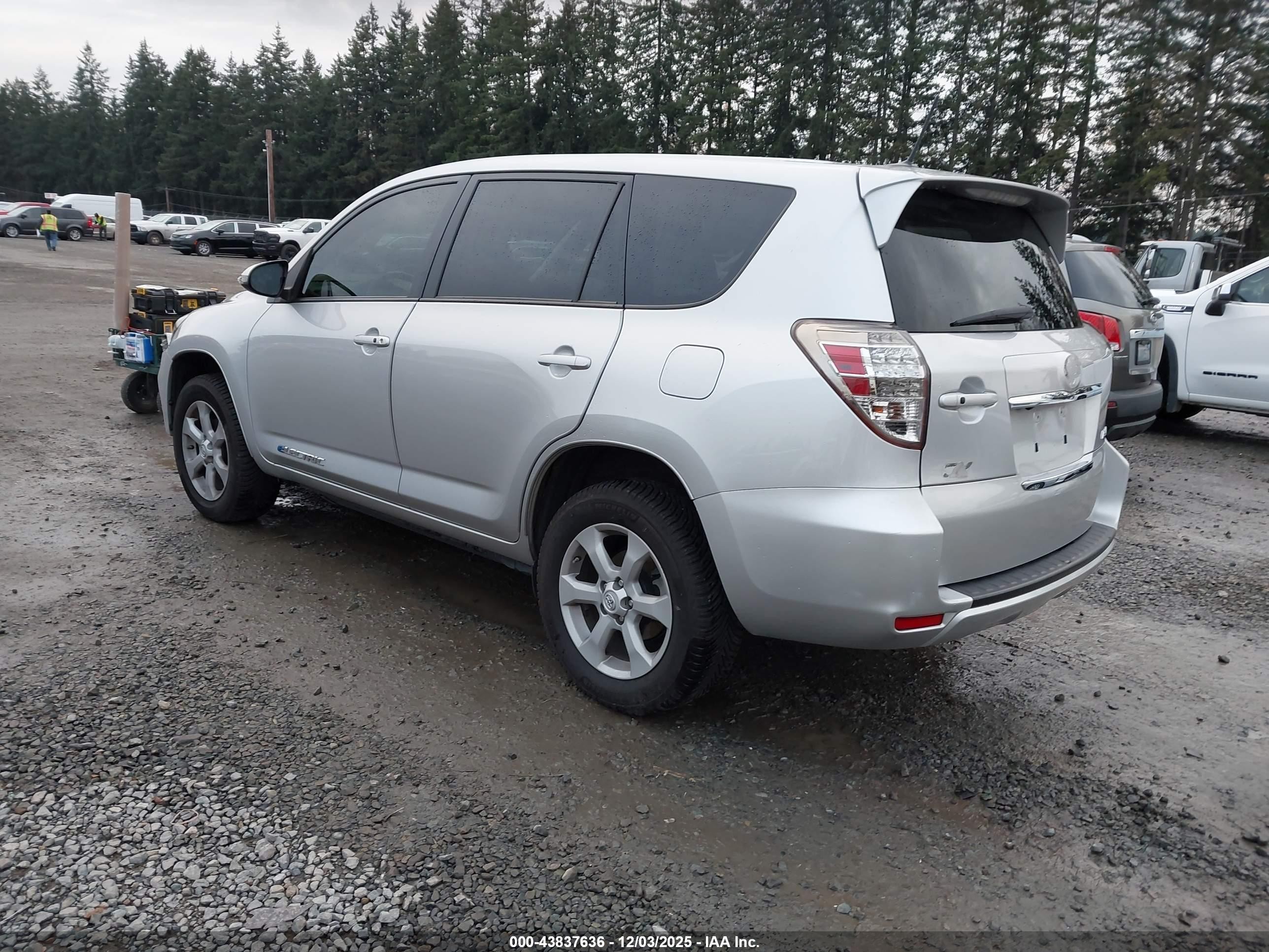 2013 Toyota Rav4 Ev   Gray vin: 2T3YL4DV9DW002225