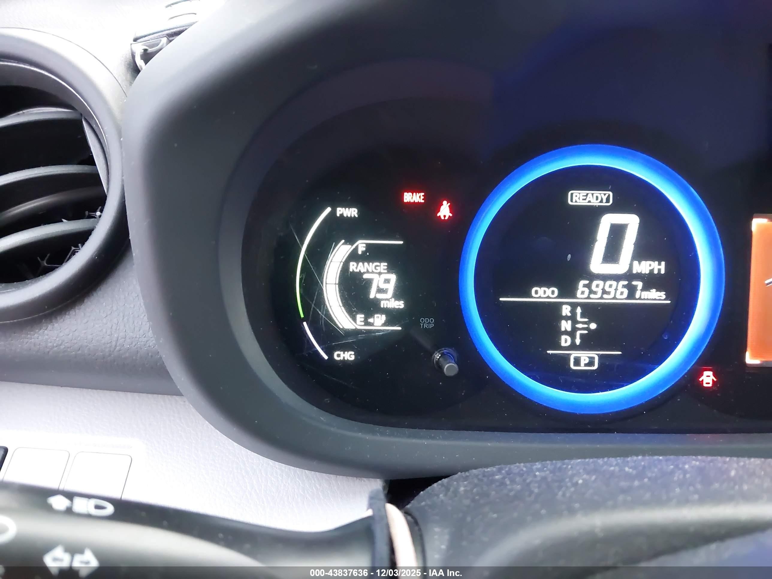 2013 Toyota Rav4 Ev   Gray vin: 2T3YL4DV9DW002225