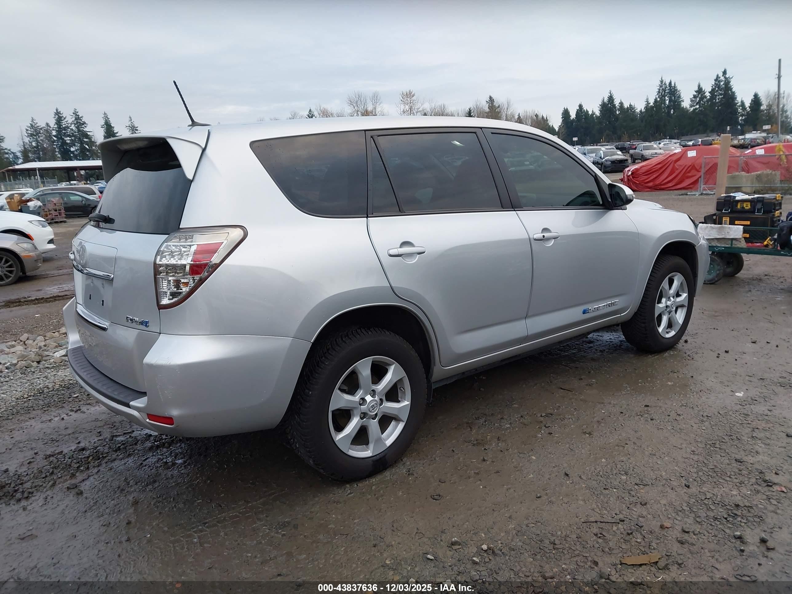 2013 Toyota Rav4 Ev   Gray vin: 2T3YL4DV9DW002225