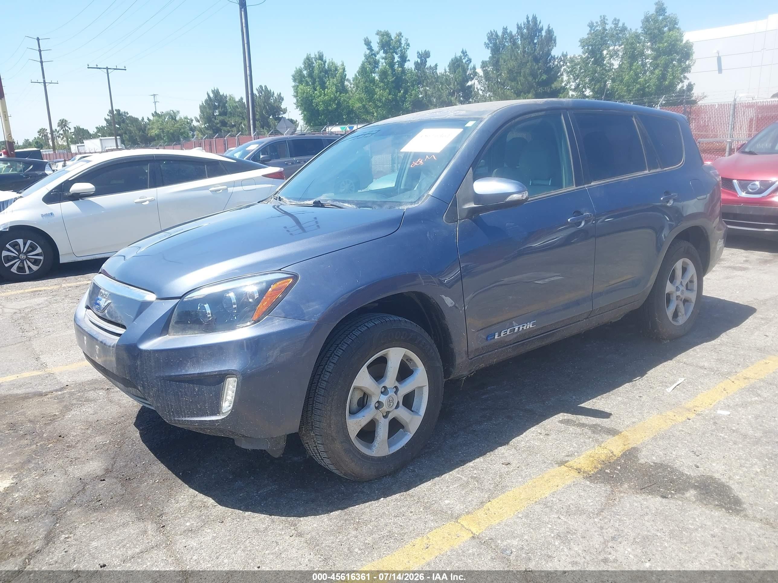 2013 Toyota Rav4 Ev   Green vin: 2T3YL4DVXDW001973
