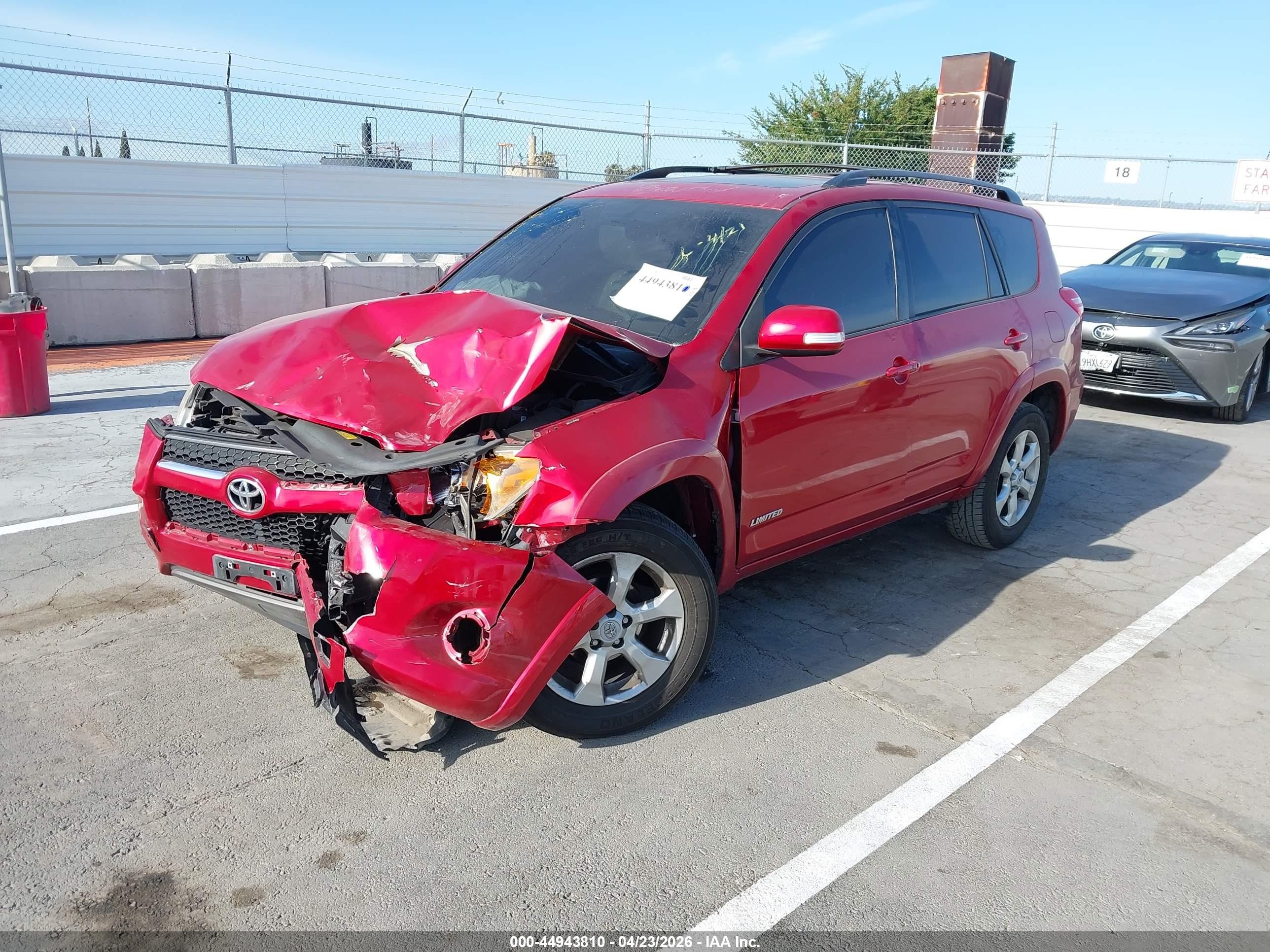 2009 Toyota Rav4 Limited Red vin: 2T3ZF31V29W009194