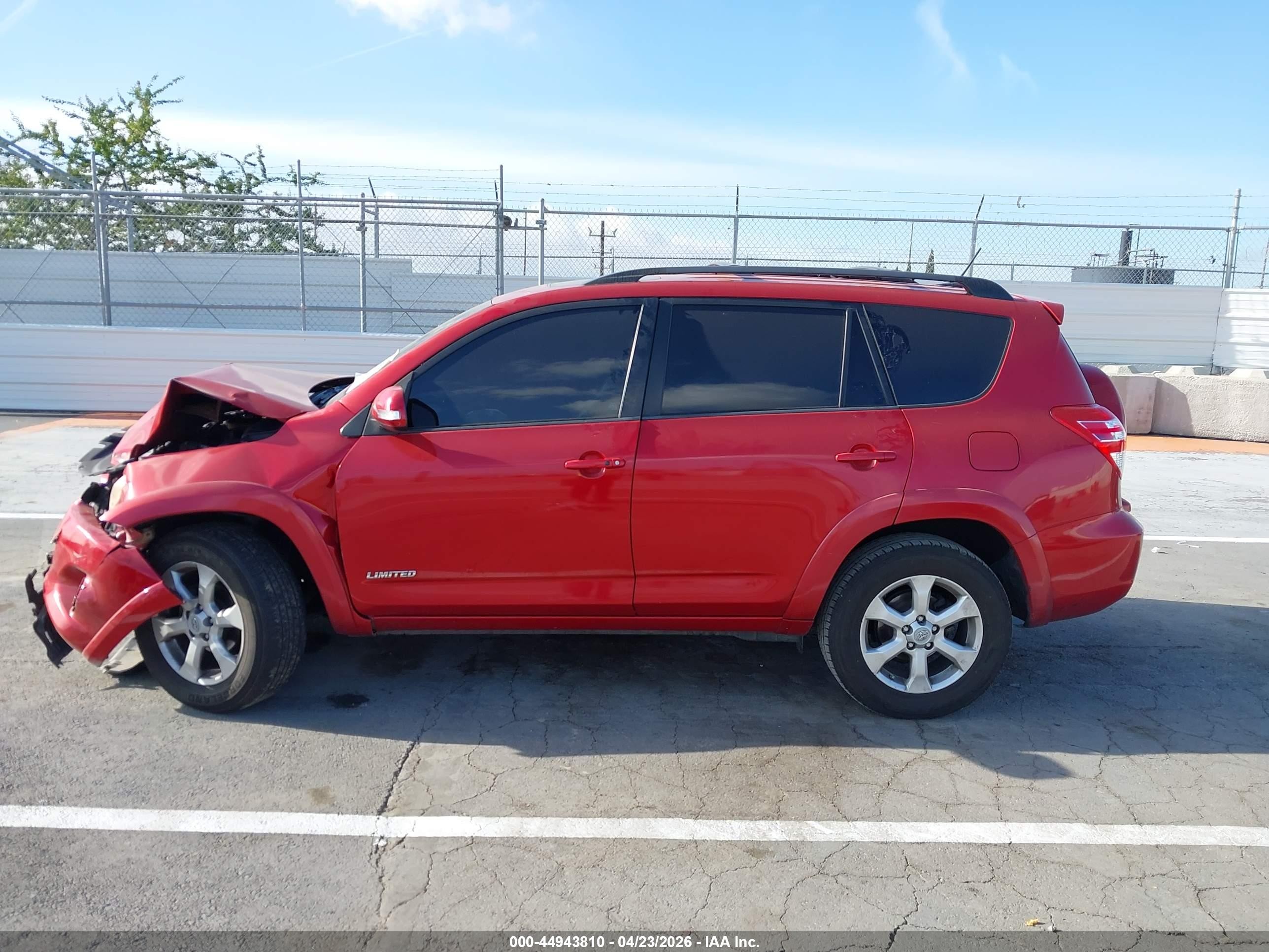 2009 Toyota Rav4 Limited Red vin: 2T3ZF31V29W009194