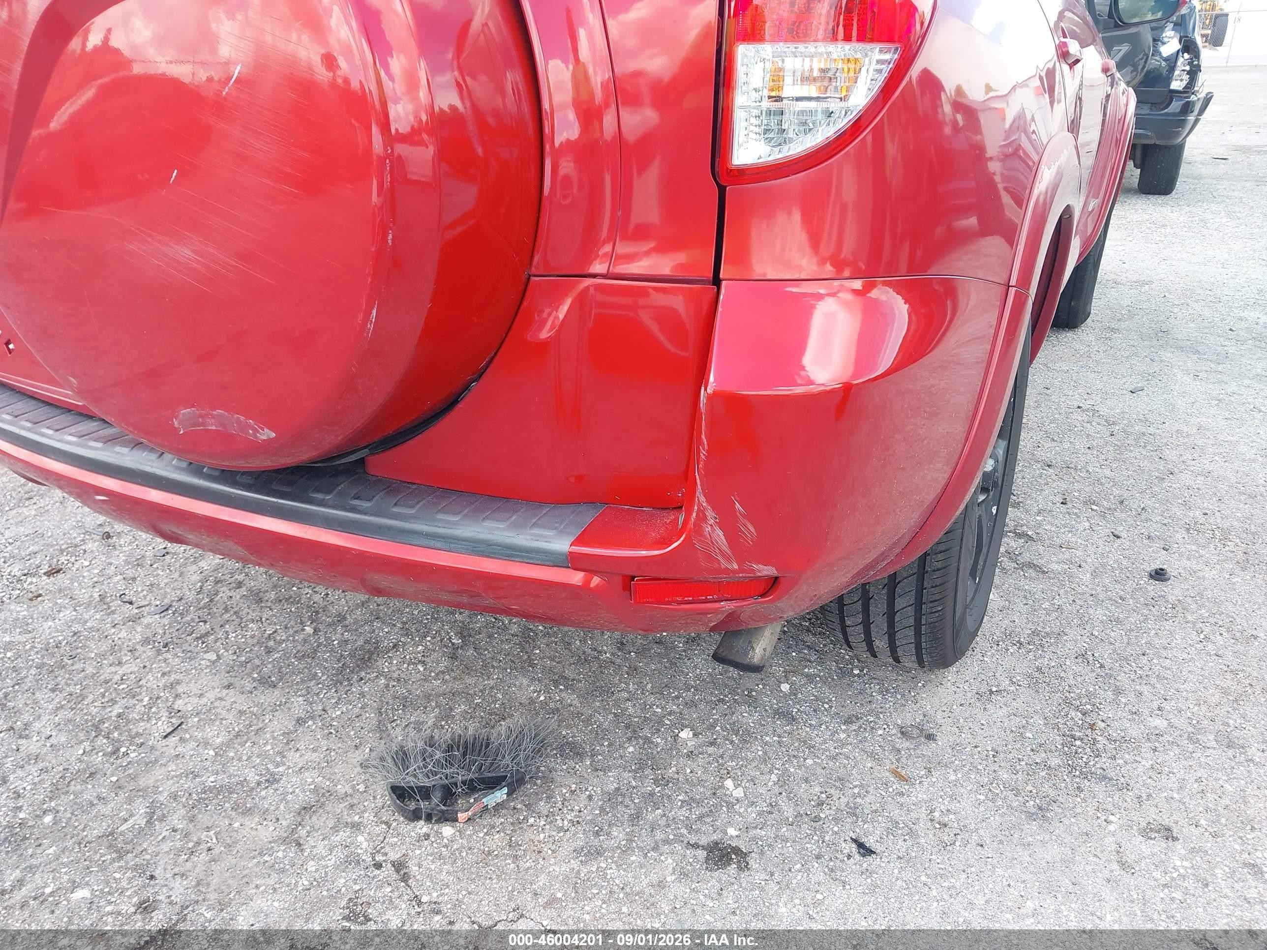2009 Toyota Rav4 Limited Red vin: 2T3ZF31V59W002532