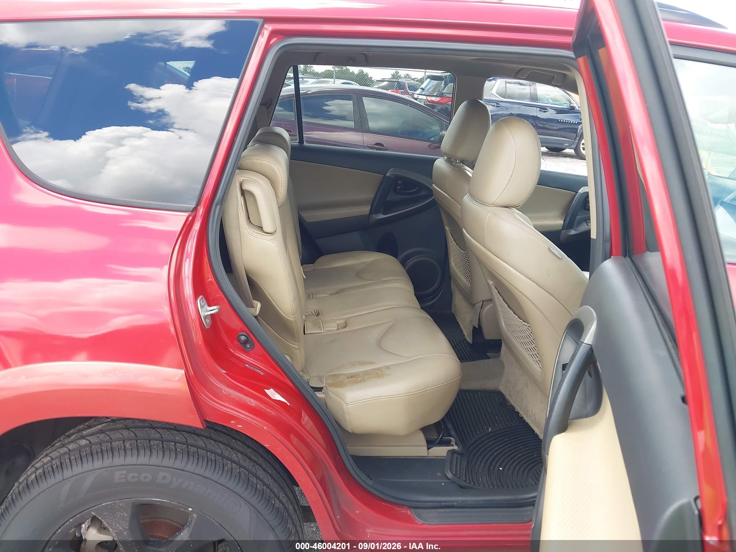 2009 Toyota Rav4 Limited Red vin: 2T3ZF31V59W002532