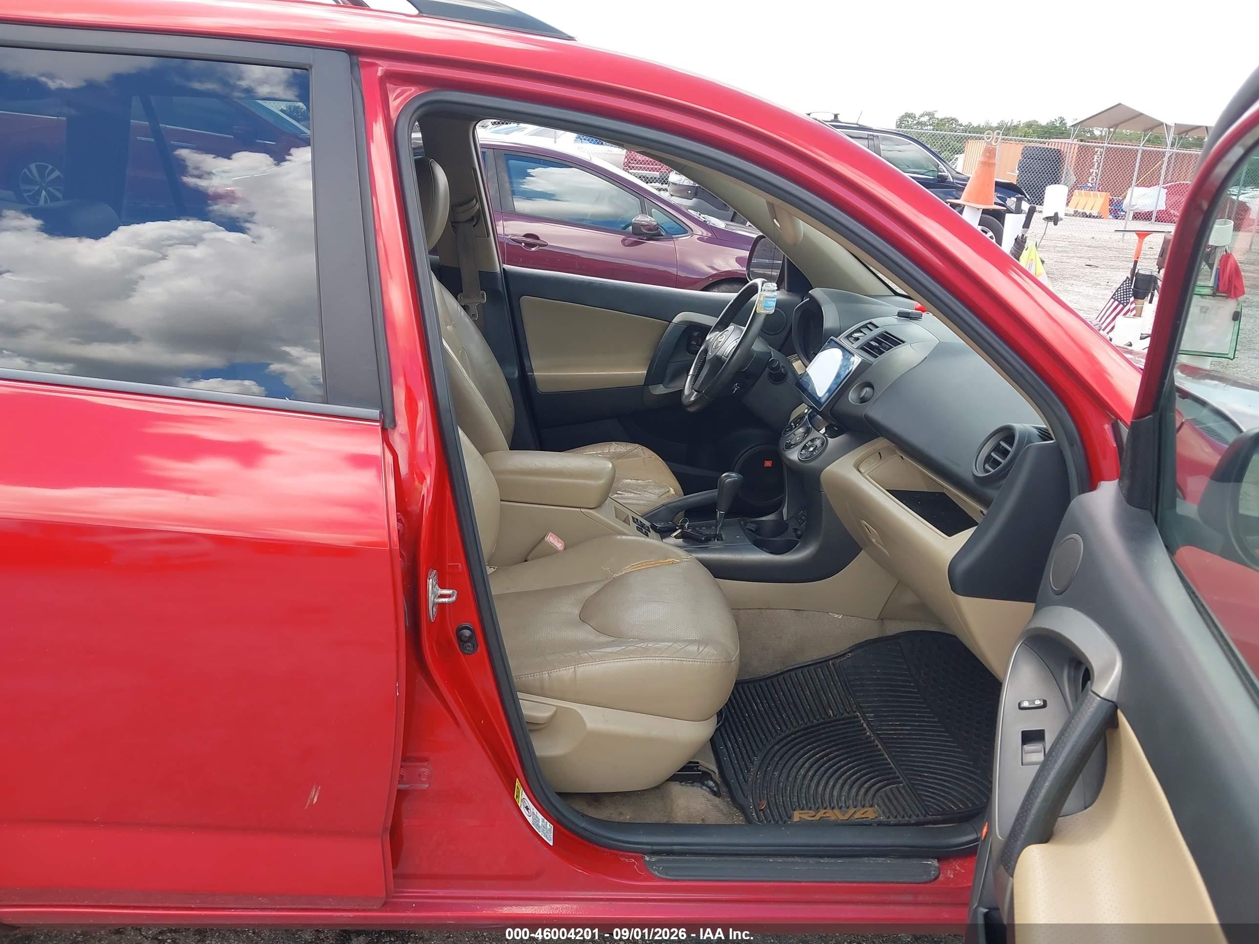 2009 Toyota Rav4 Limited Red vin: 2T3ZF31V59W002532