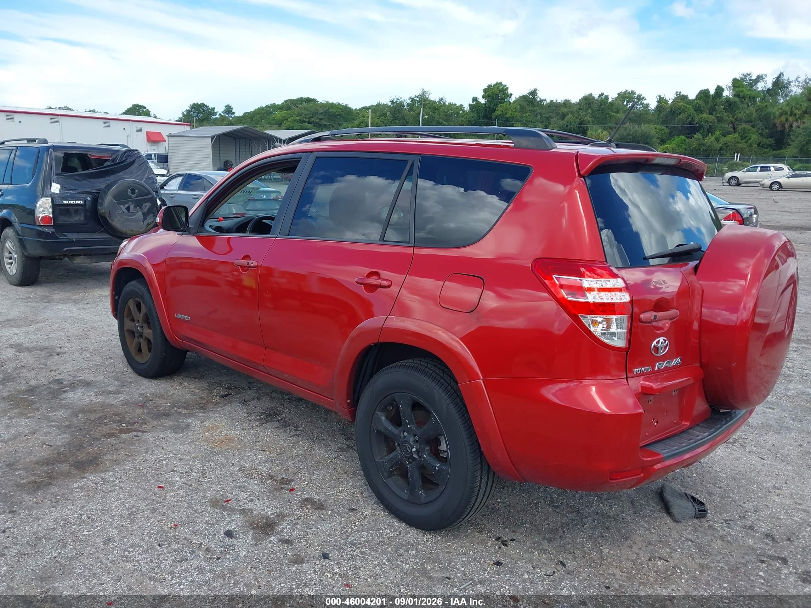 2009 Toyota Rav4 Limited Red vin: 2T3ZF31V59W002532