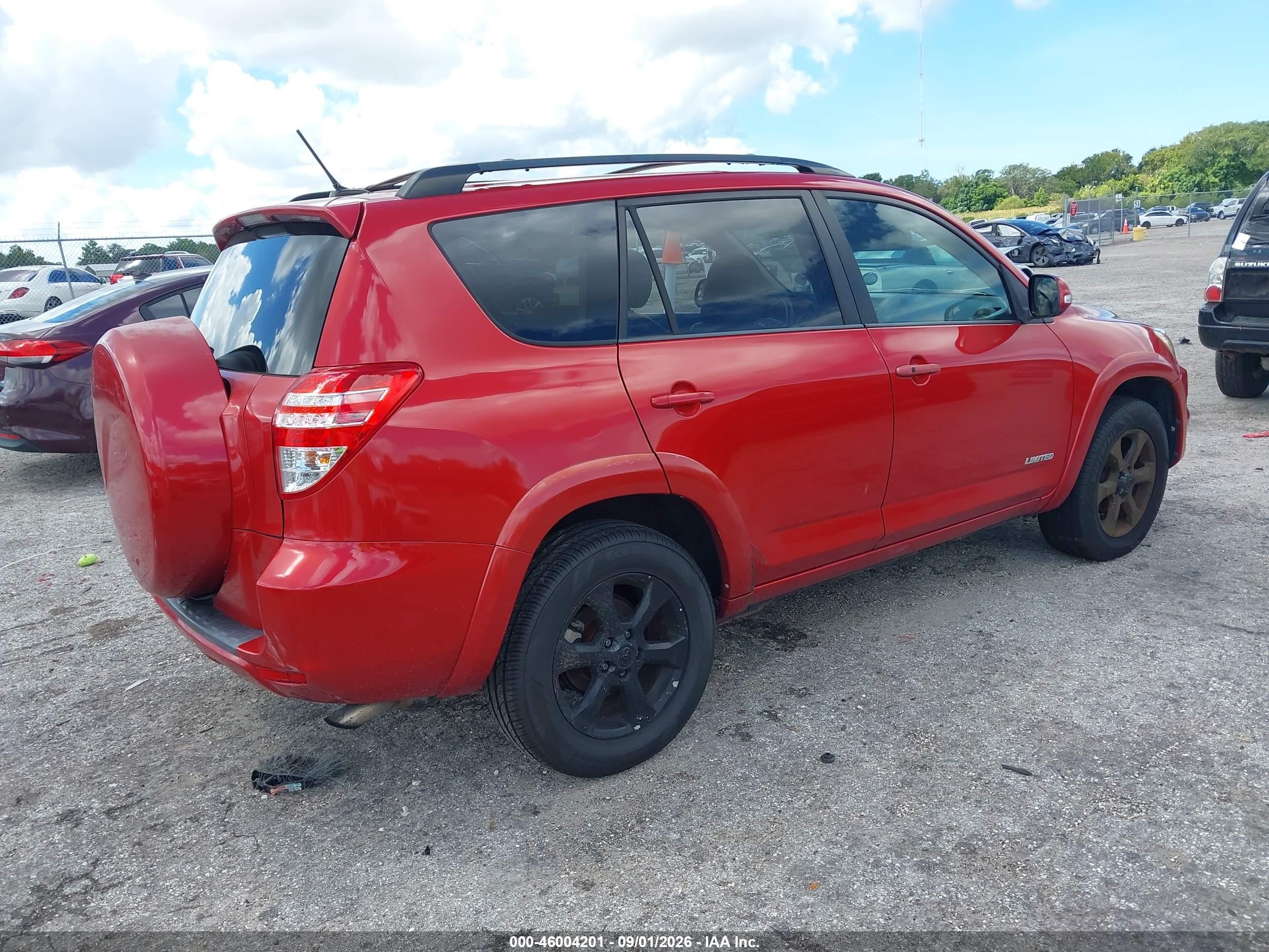 2009 Toyota Rav4 Limited Red vin: 2T3ZF31V59W002532