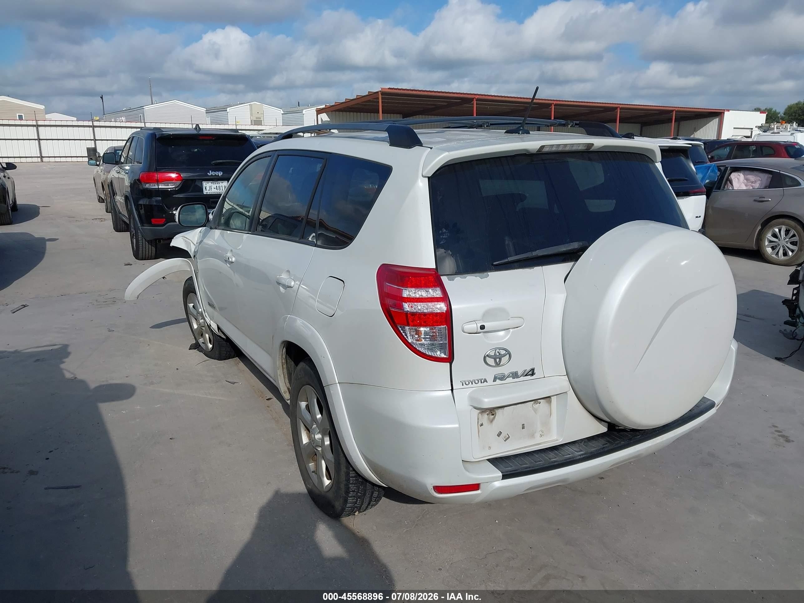 2009 Toyota Rav4 Limited White vin: 2T3ZF31V89W006851