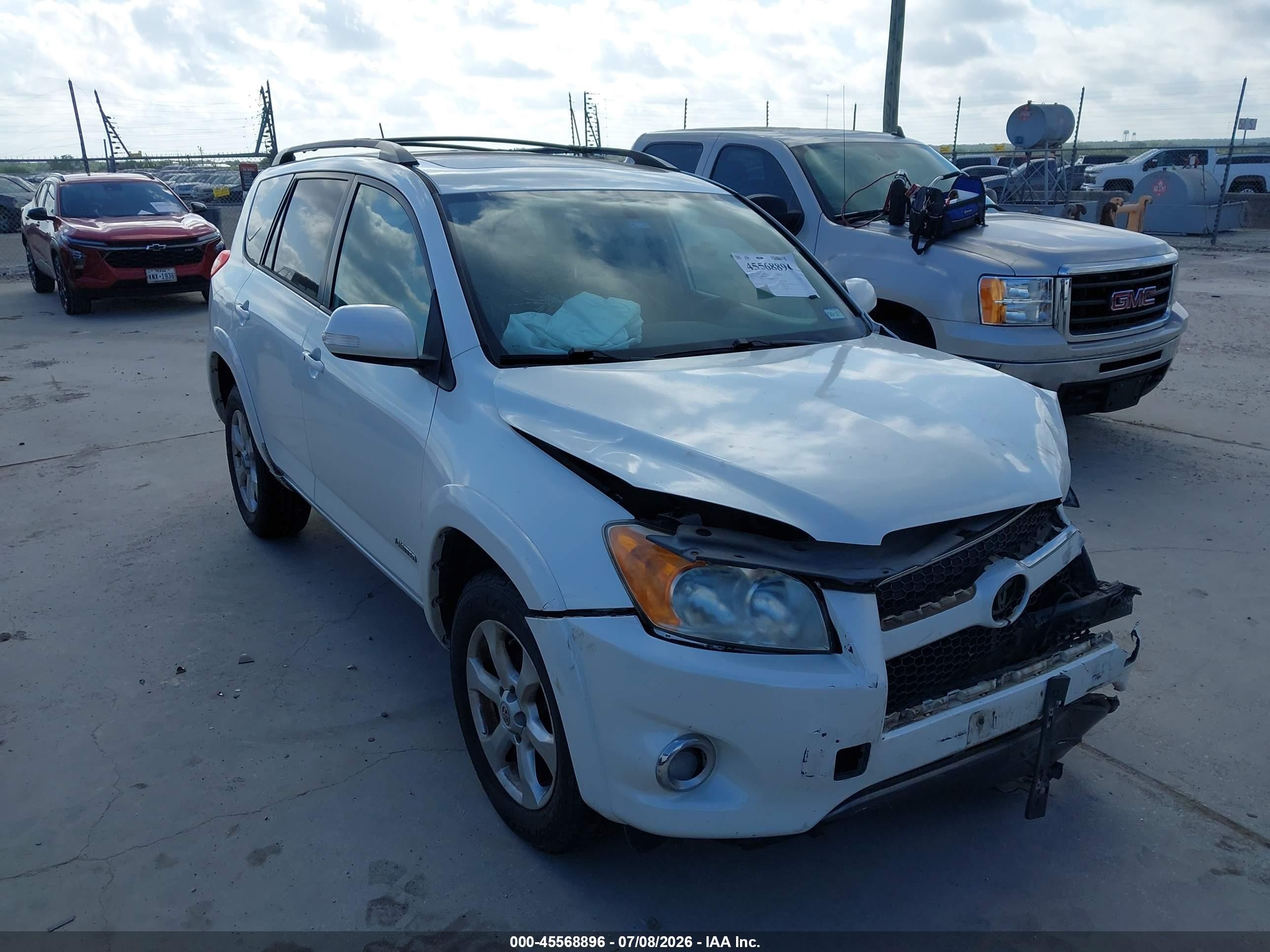 2009 Toyota Rav4 Limited White vin: 2T3ZF31V89W006851