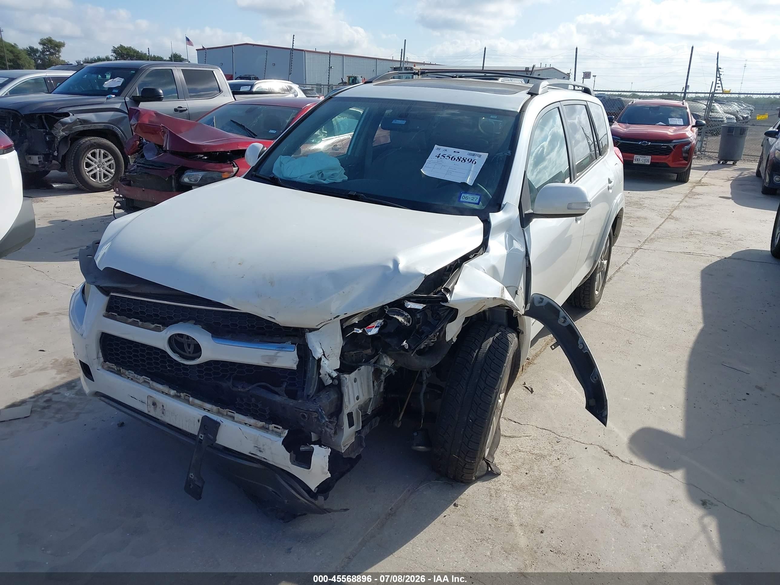 2009 Toyota Rav4 Limited White vin: 2T3ZF31V89W006851