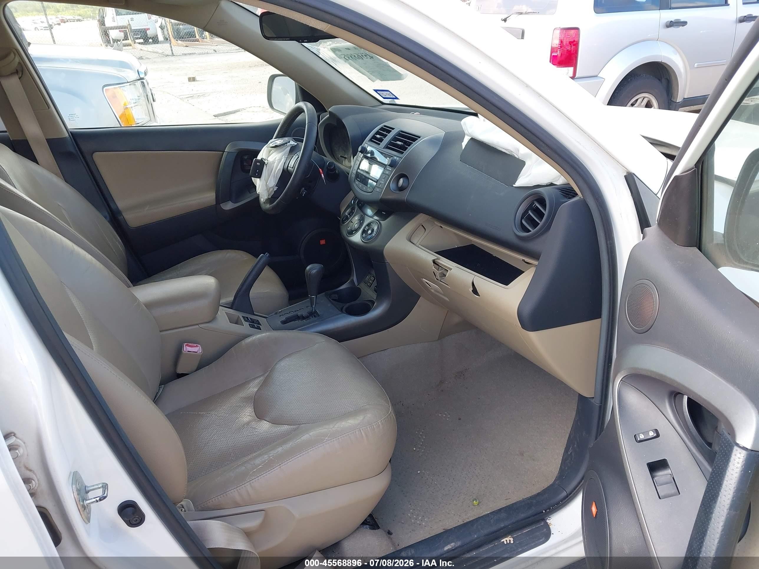 2009 Toyota Rav4 Limited White vin: 2T3ZF31V89W006851