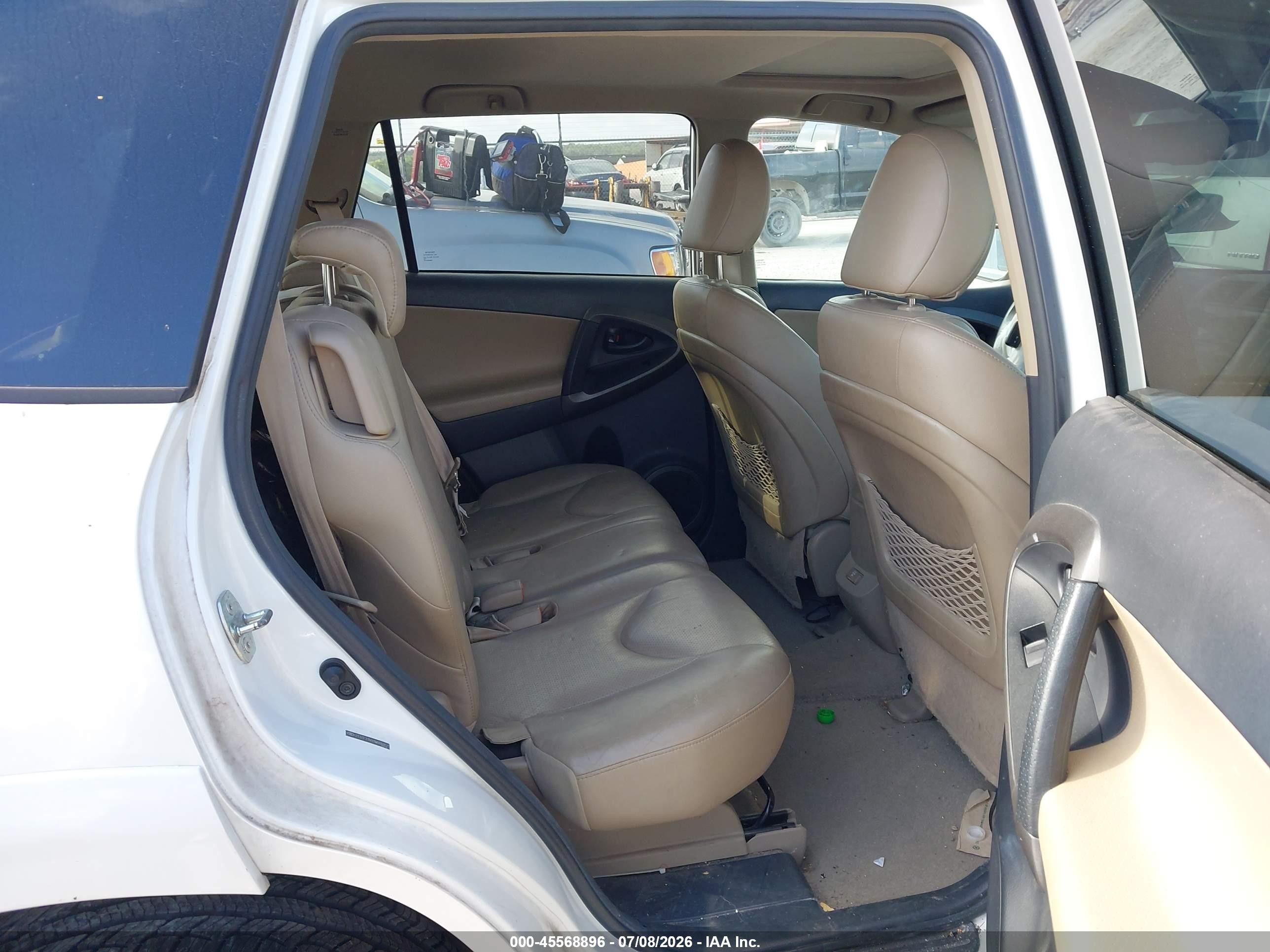 2009 Toyota Rav4 Limited White vin: 2T3ZF31V89W006851