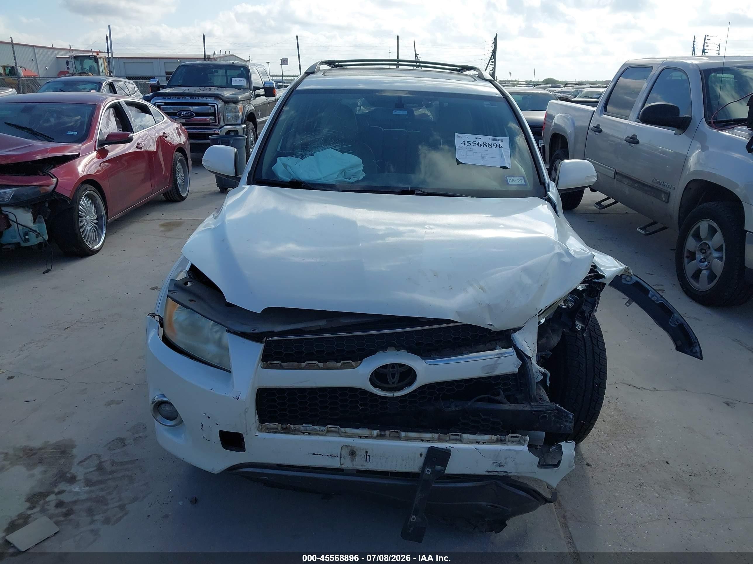 2009 Toyota Rav4 Limited White vin: 2T3ZF31V89W006851