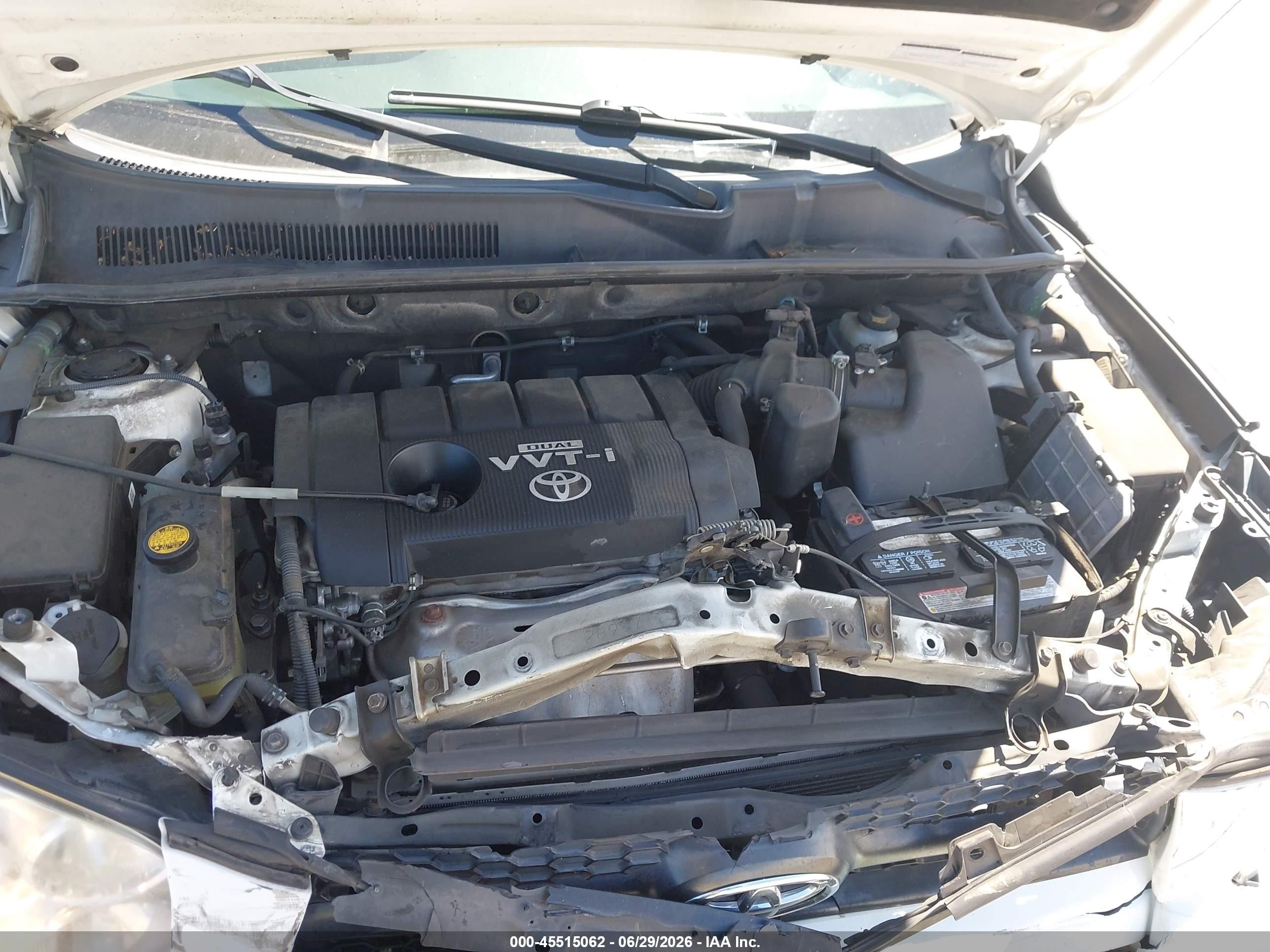 2009 Toyota Rav4   White vin: 2T3ZF33V09W008722