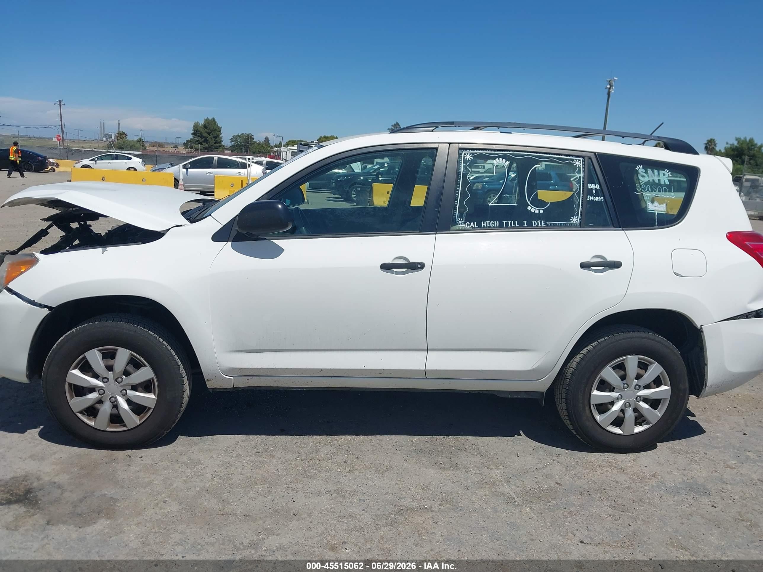 2009 Toyota Rav4   White vin: 2T3ZF33V09W008722