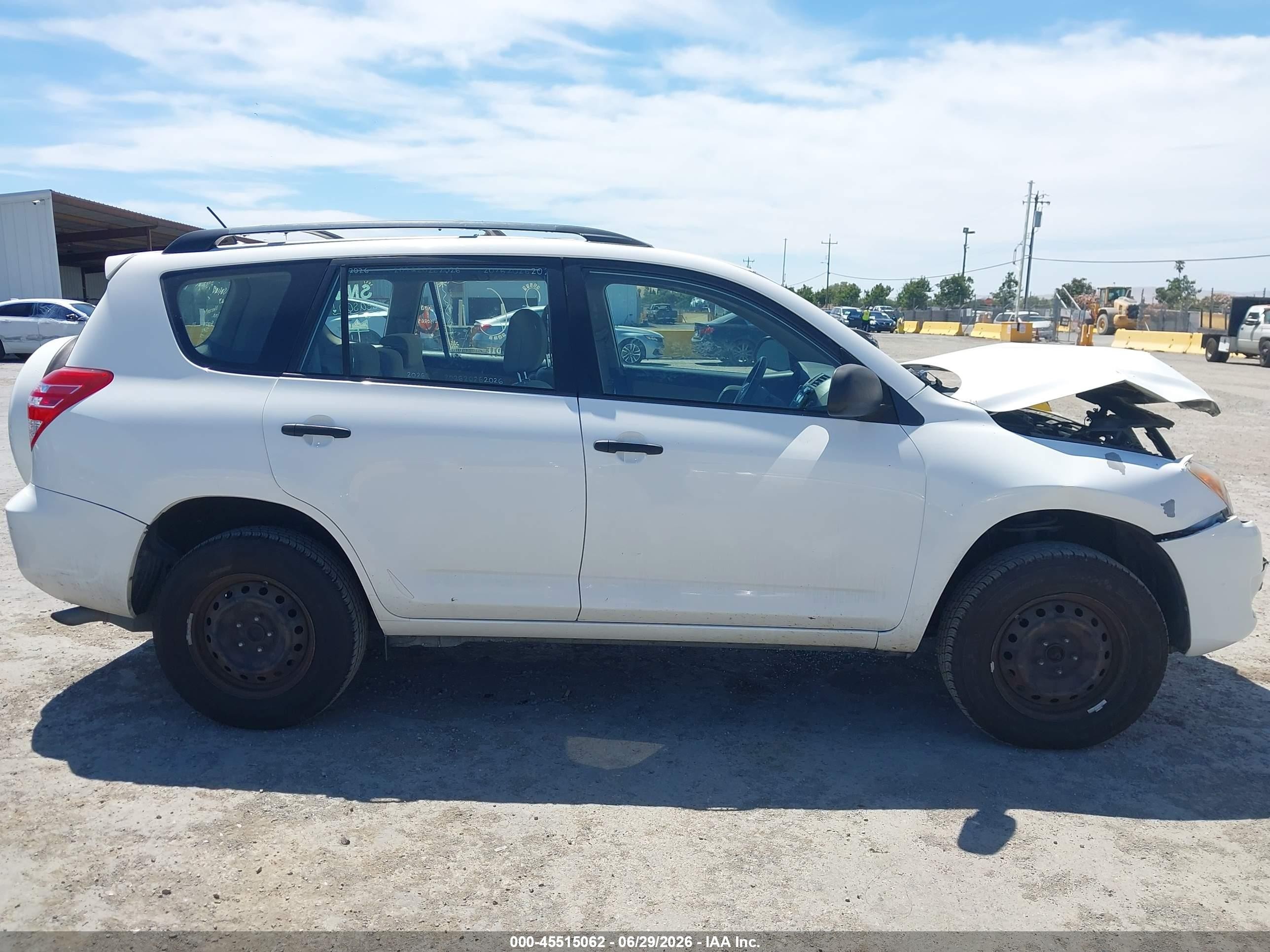 2009 Toyota Rav4   White vin: 2T3ZF33V09W008722