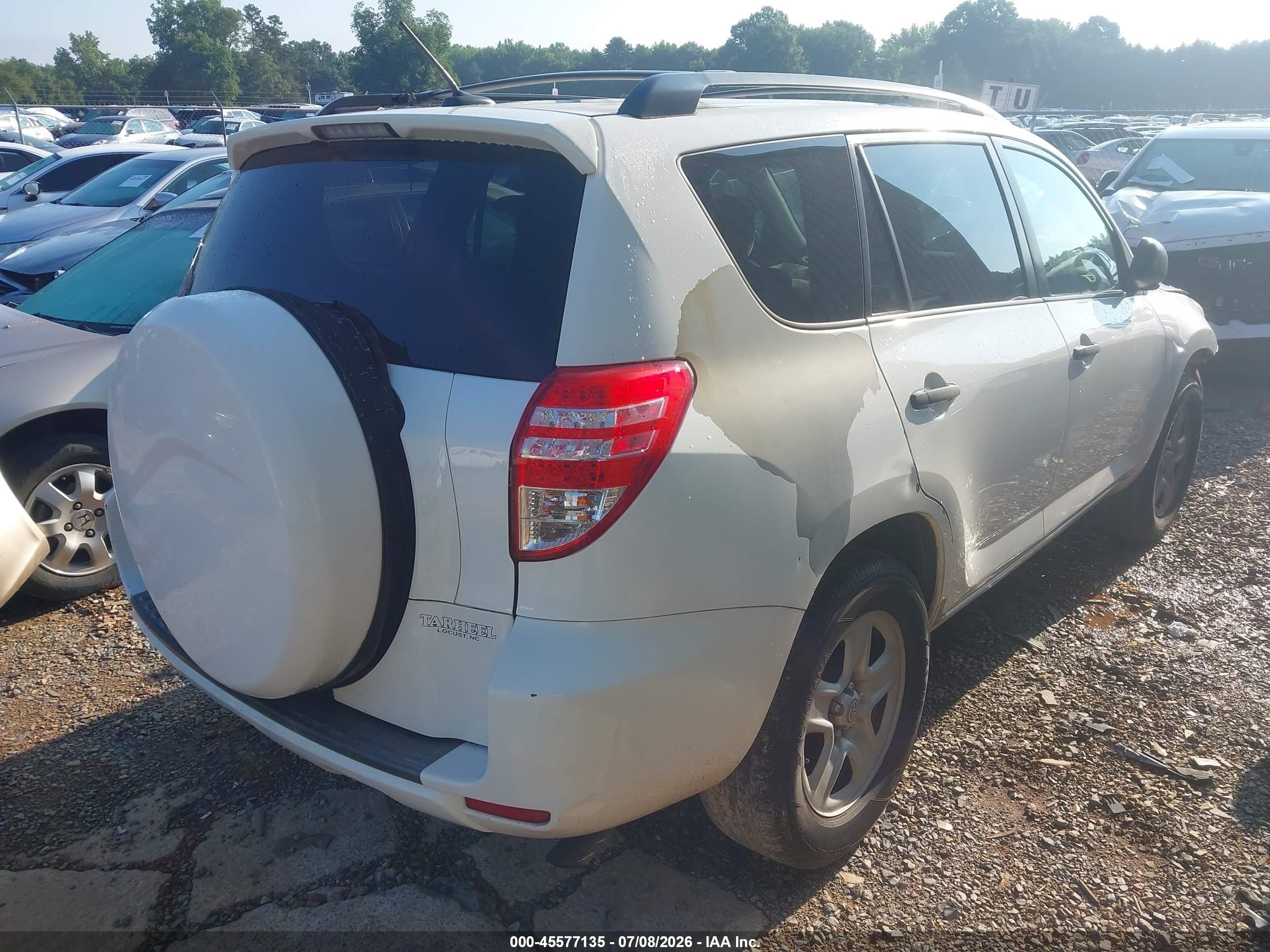2009 Toyota Rav4 White vin: 2T3ZF33V29W008060