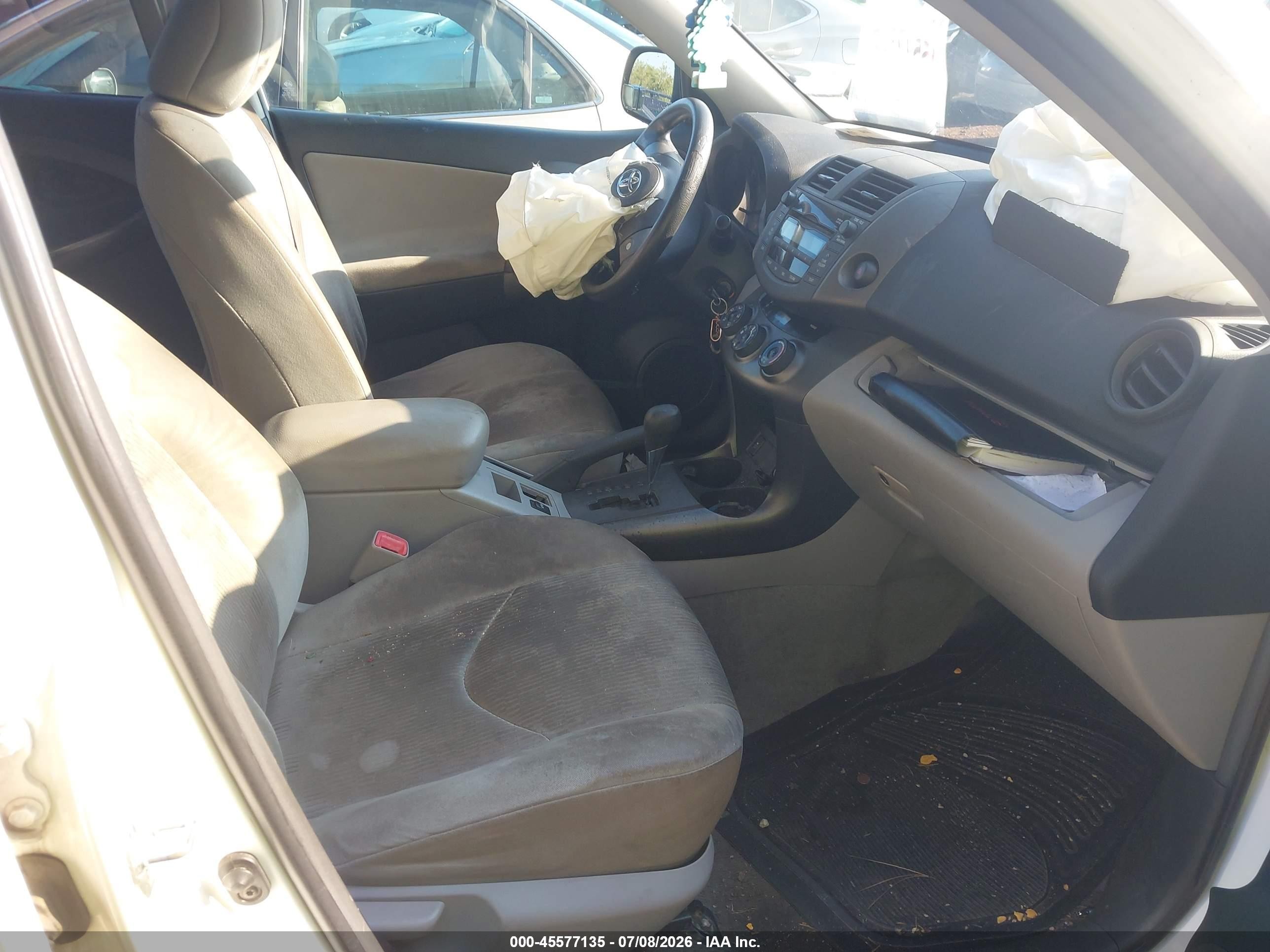 2009 Toyota Rav4 White vin: 2T3ZF33V29W008060