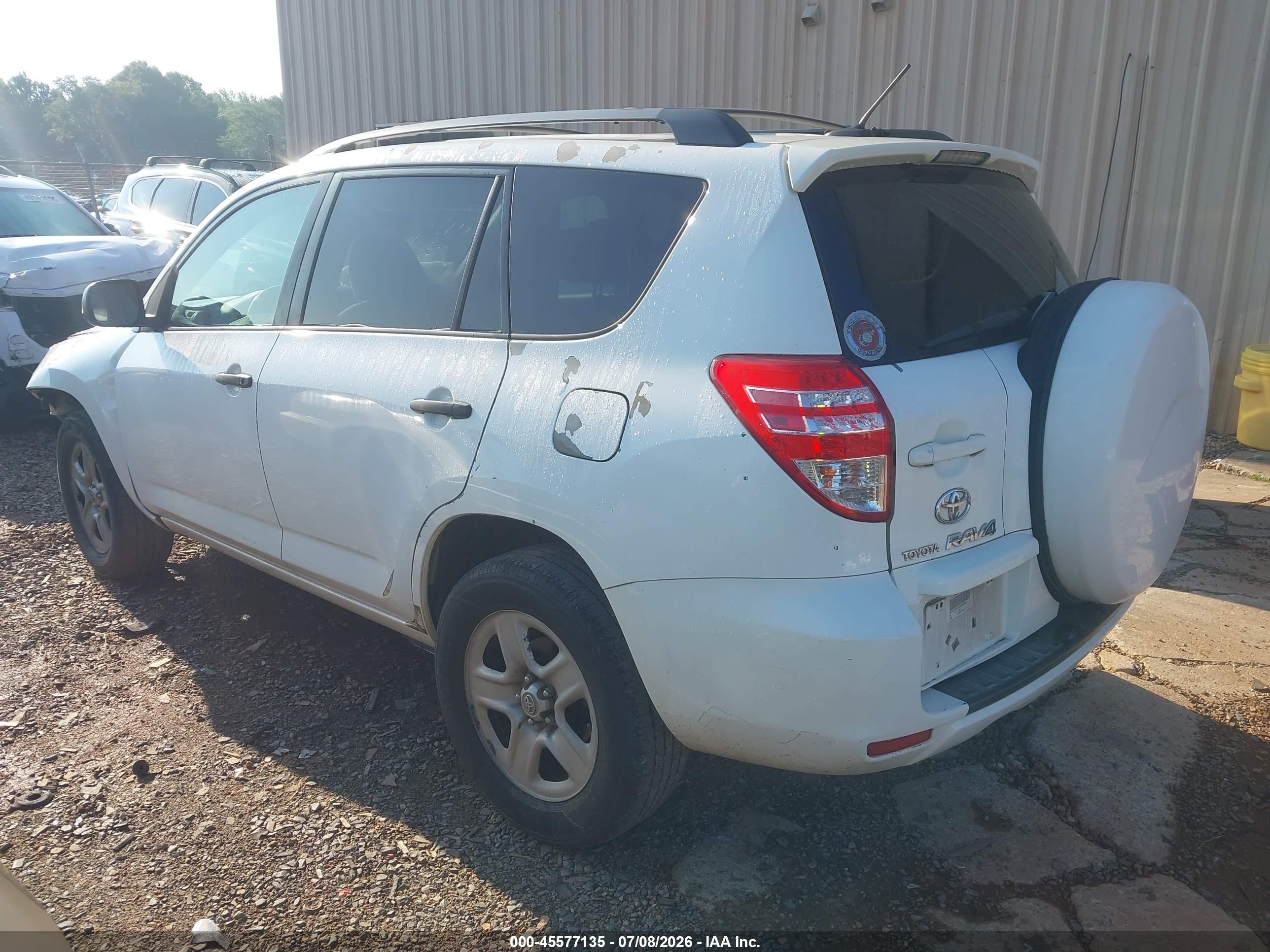2009 Toyota Rav4 White vin: 2T3ZF33V29W008060