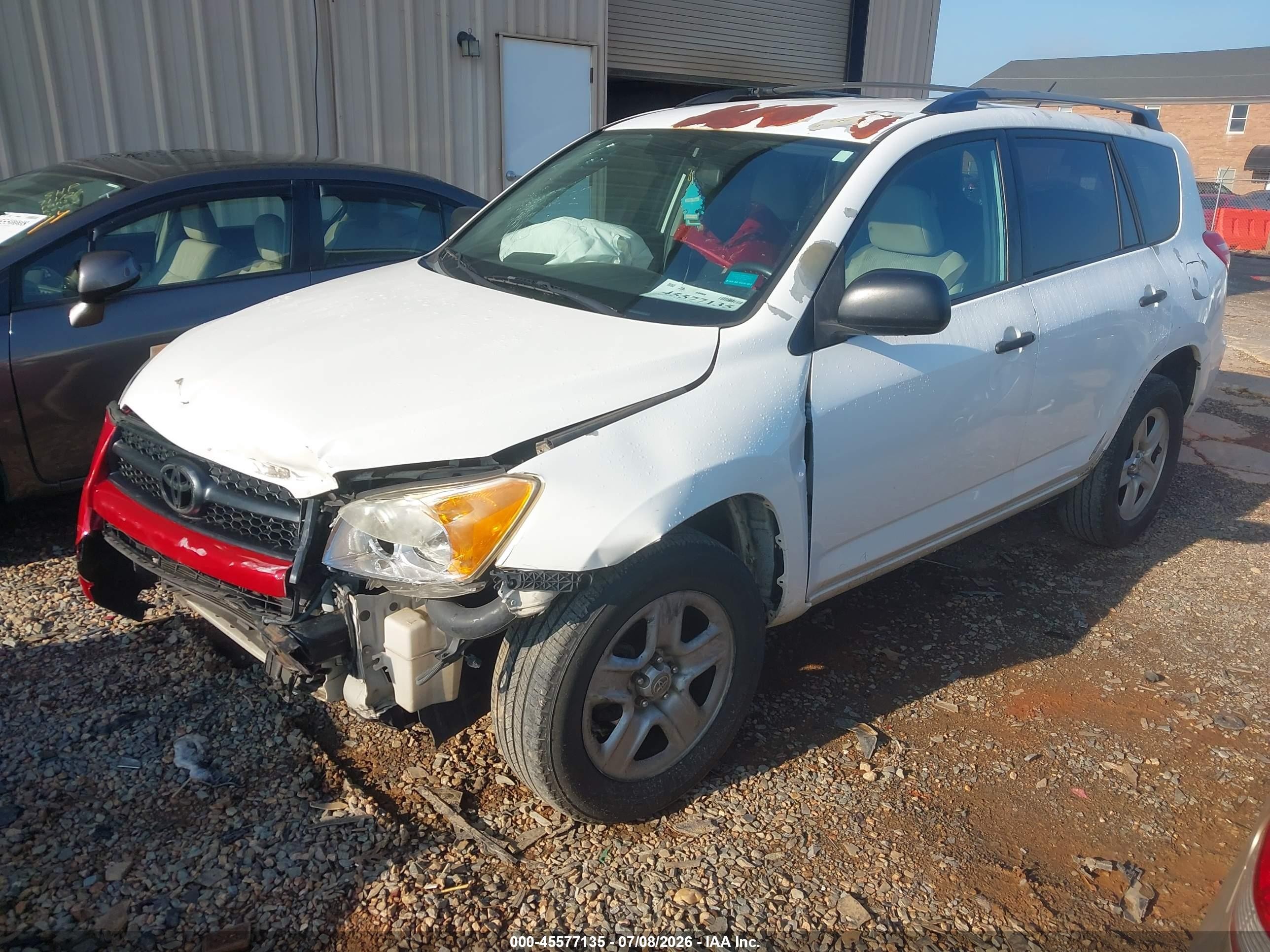 2009 Toyota Rav4 White vin: 2T3ZF33V29W008060