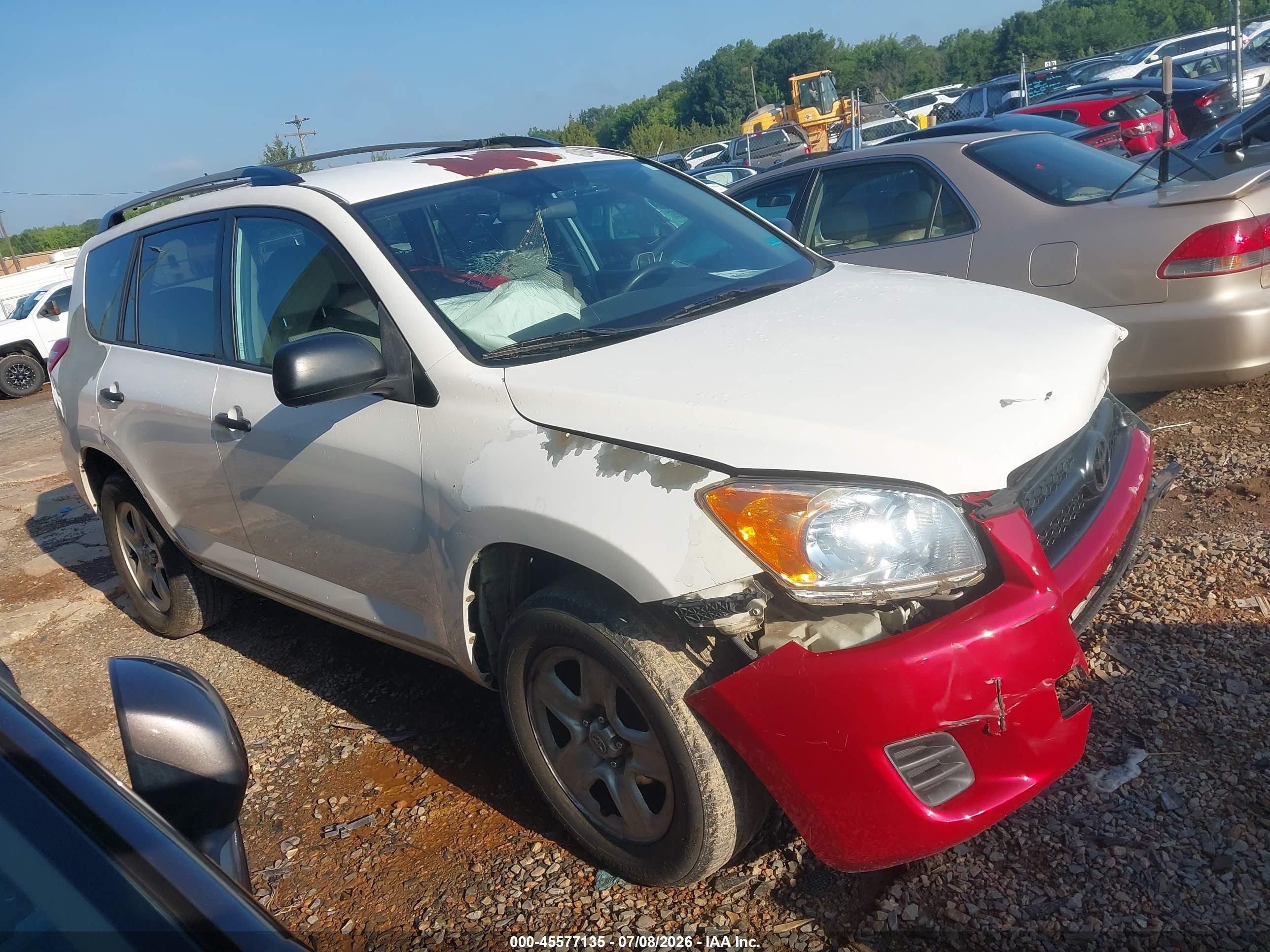 2009 Toyota Rav4 White vin: 2T3ZF33V29W008060