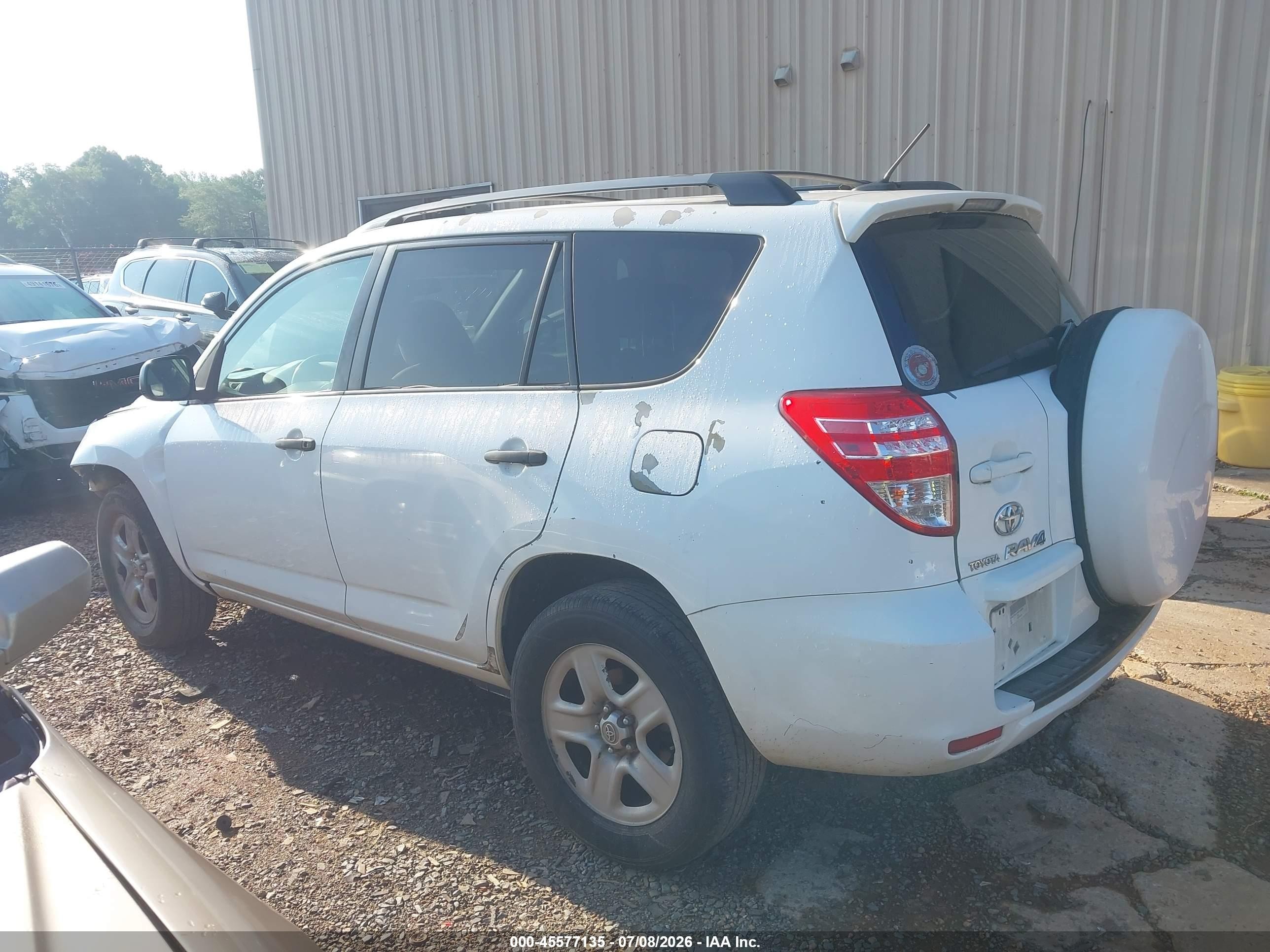 2009 Toyota Rav4 White vin: 2T3ZF33V29W008060