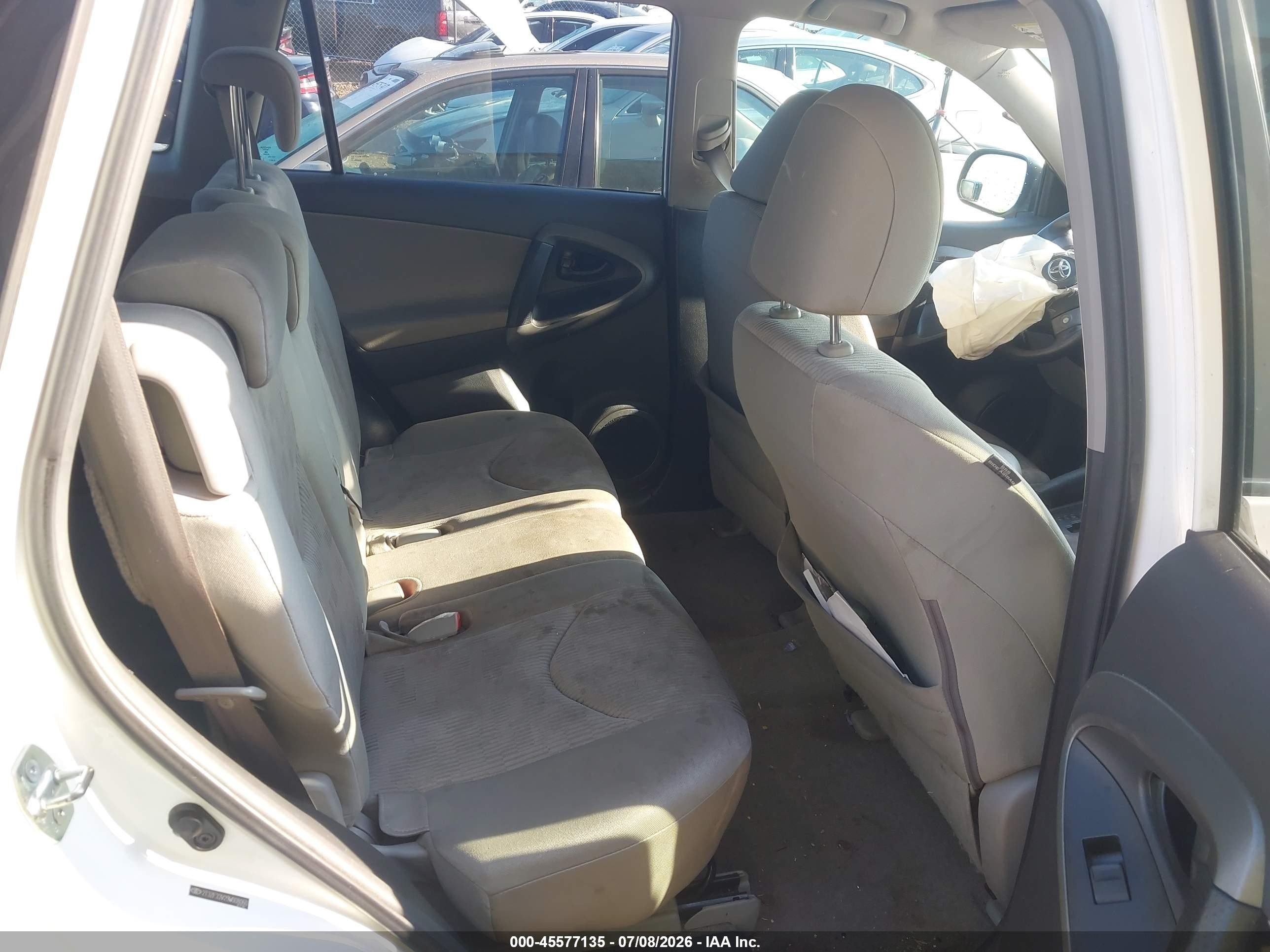 2009 Toyota Rav4 White vin: 2T3ZF33V29W008060